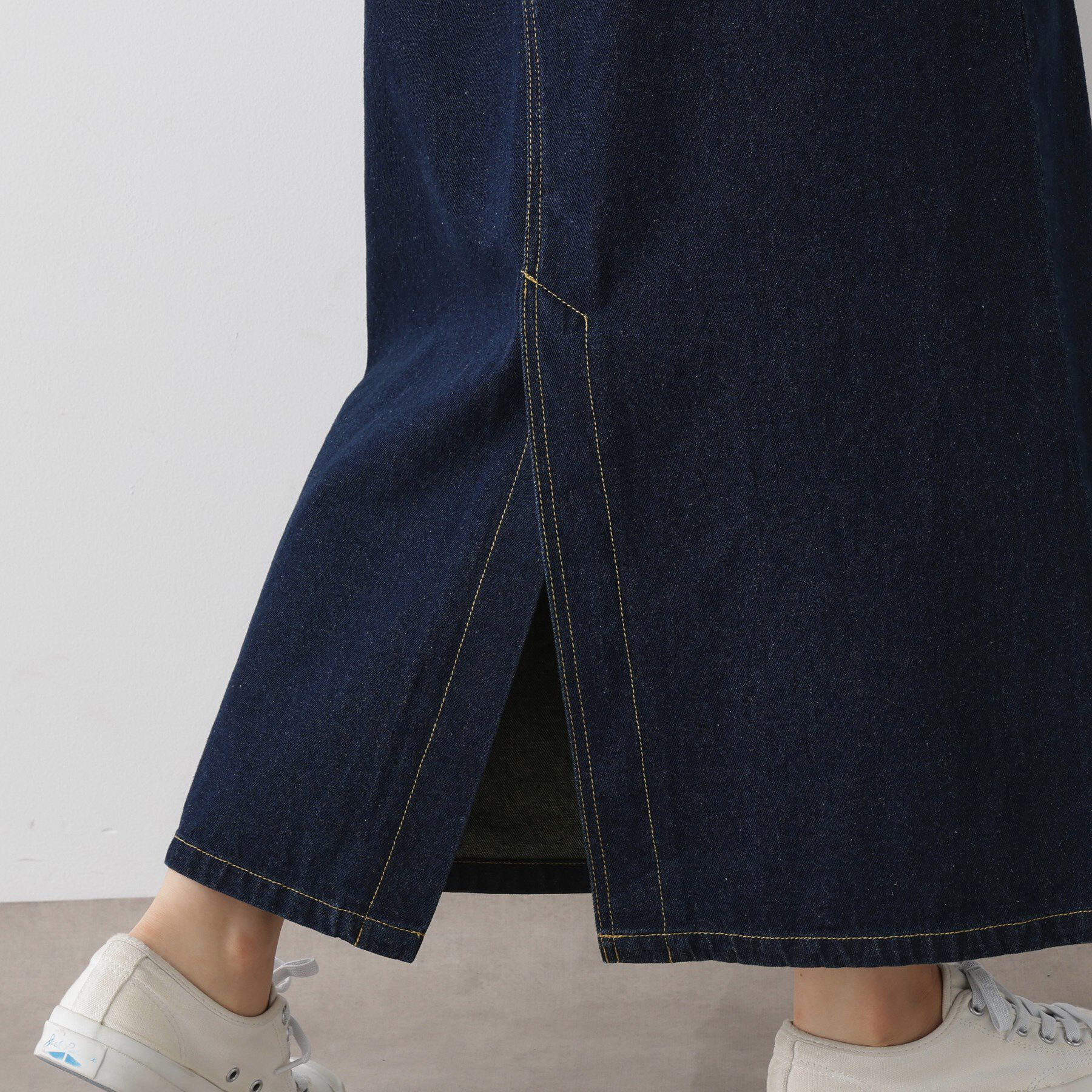 Dessin「【2WAY・洗える】デニムジャンパースカート」|スカート|