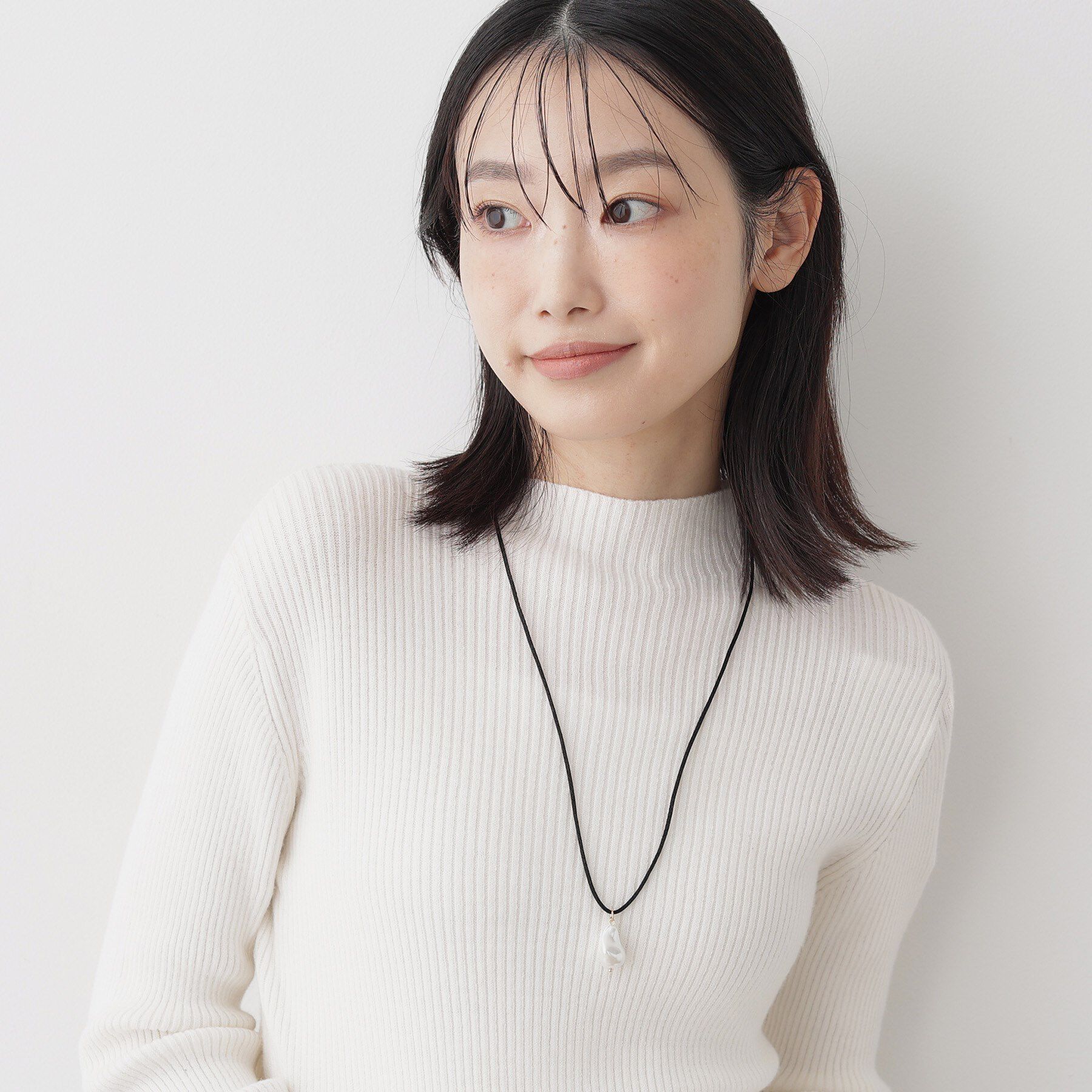 Dessin「パール調モチーフコードネックレス」|ネックレス|