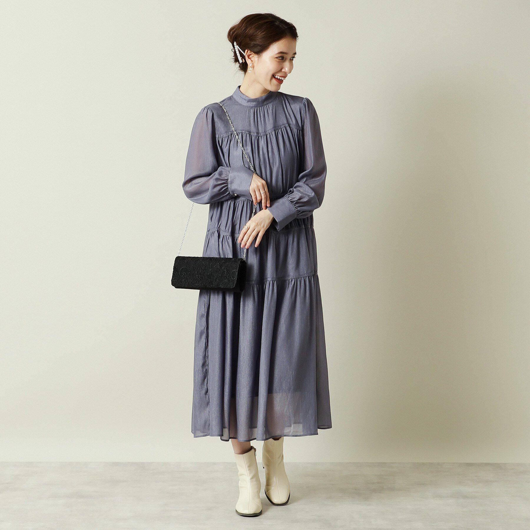 ITS&rsquo;DEMO「【結婚式・パーティに】レースクラッチミニショルダー」|ショルダー・メッセンジャー|