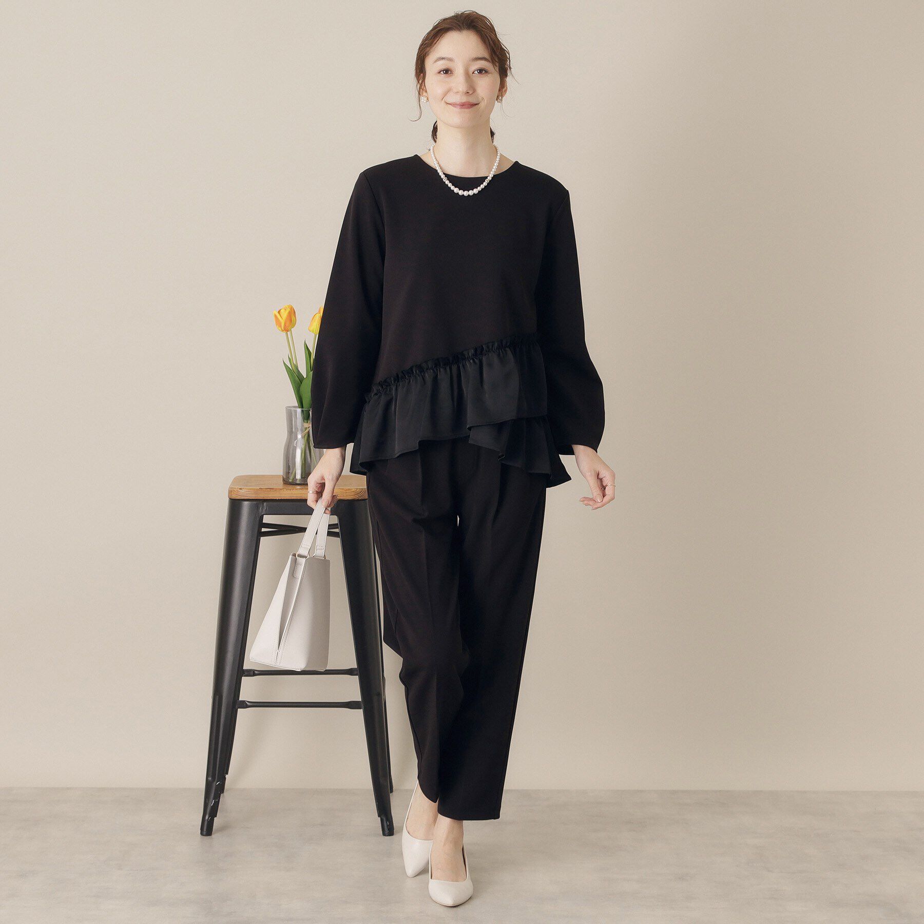 ITS&rsquo;DEMO「【通勤／手洗い可】カットジョーゼットブラウス」|シャツ・ブラウス|