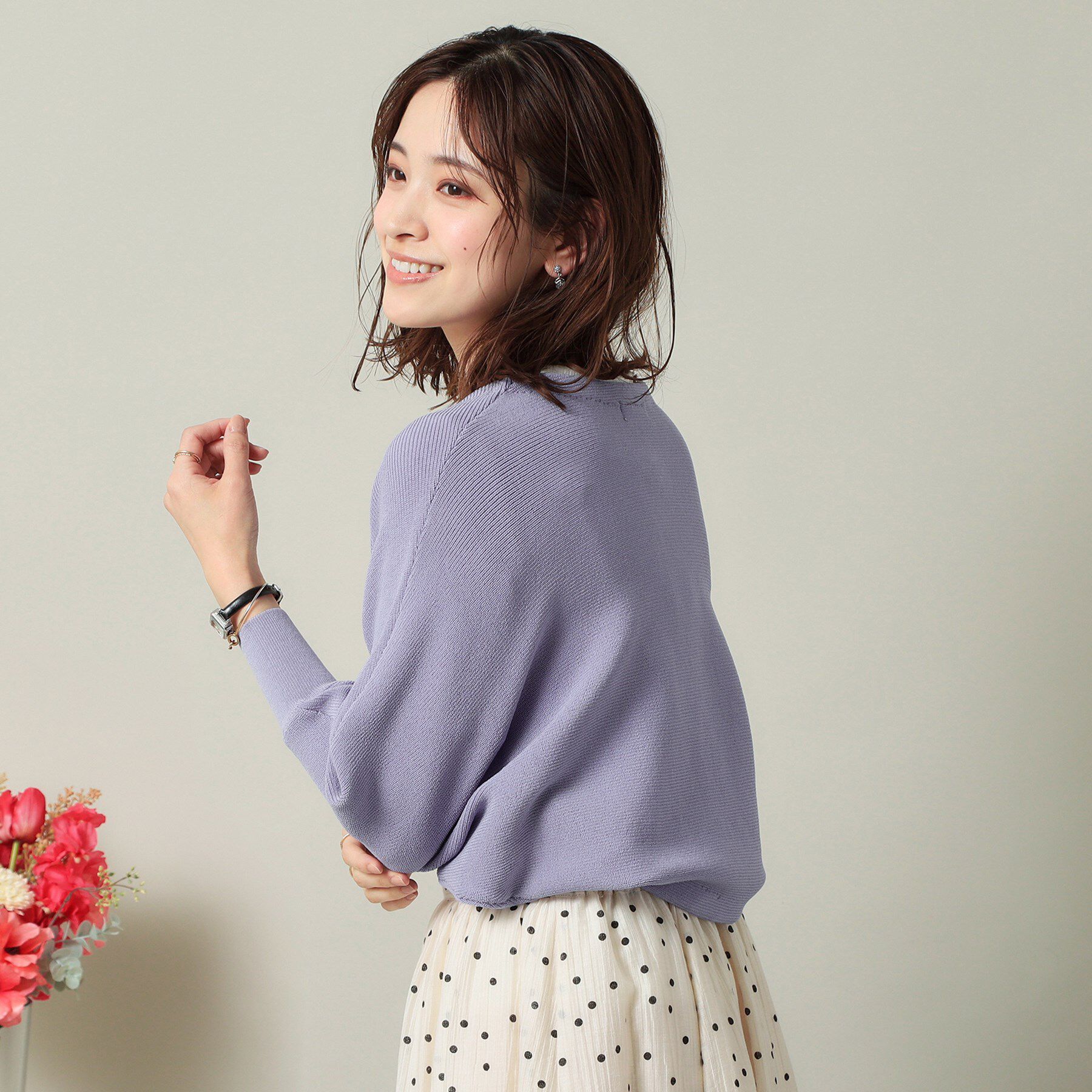 ITS&rsquo;DEMO「【UVケア／アンチピリング／手洗い可】ニットボレロ」|カーディガン|