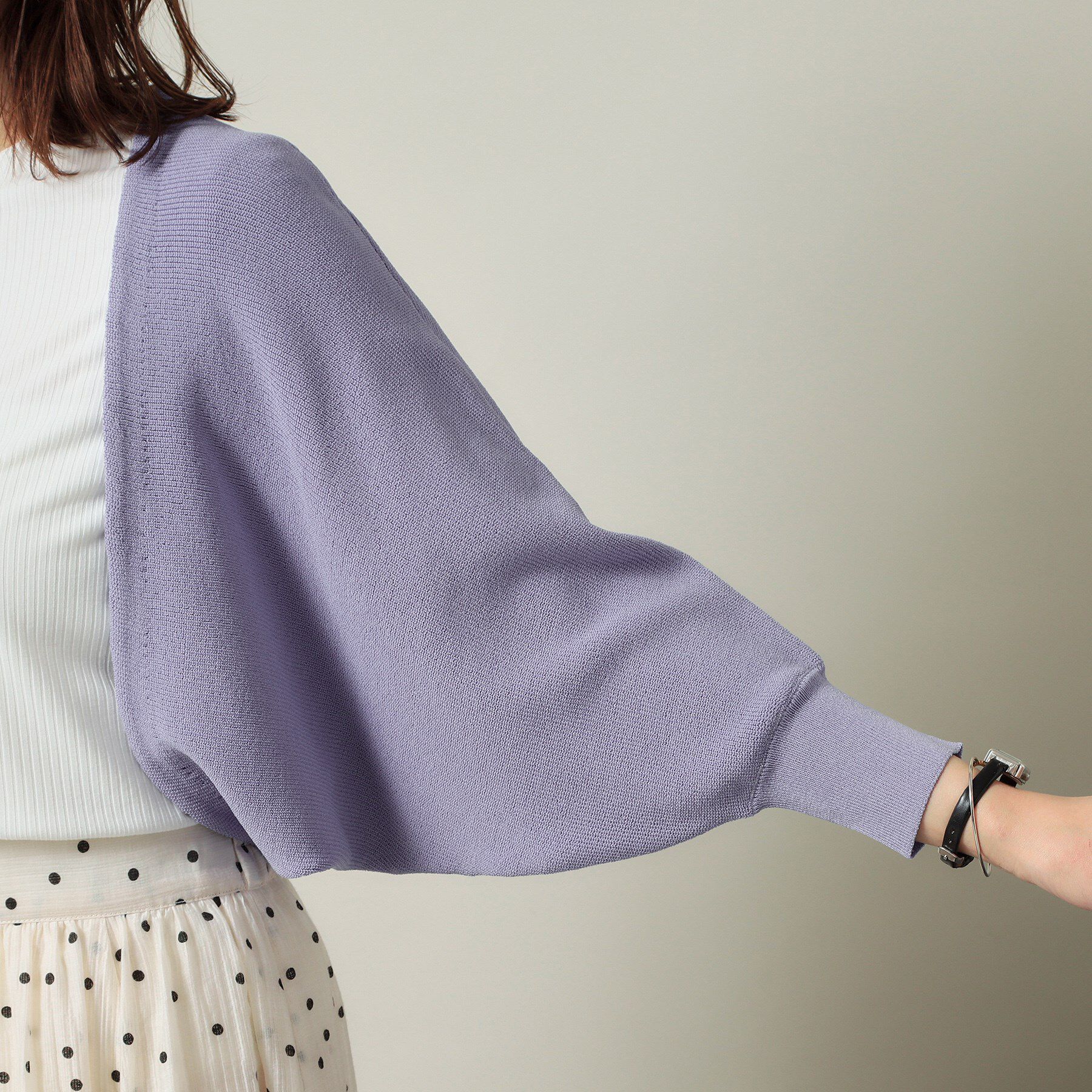 ITS&rsquo;DEMO「【UVケア／アンチピリング／手洗い可】ニットボレロ」|カーディガン|