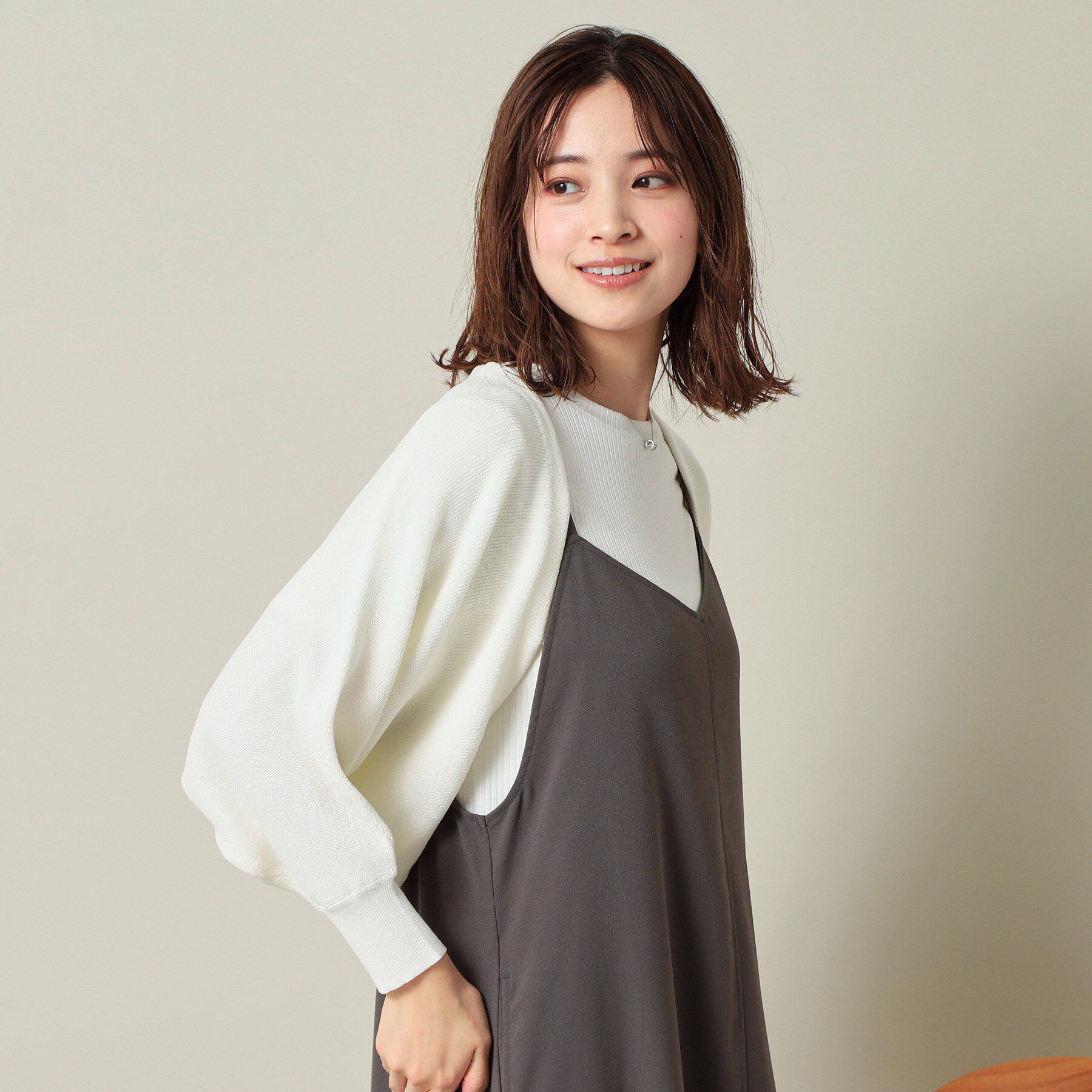 ITS&rsquo;DEMO「【UVケア／アンチピリング／手洗い可】ニットボレロ」|カーディガン|