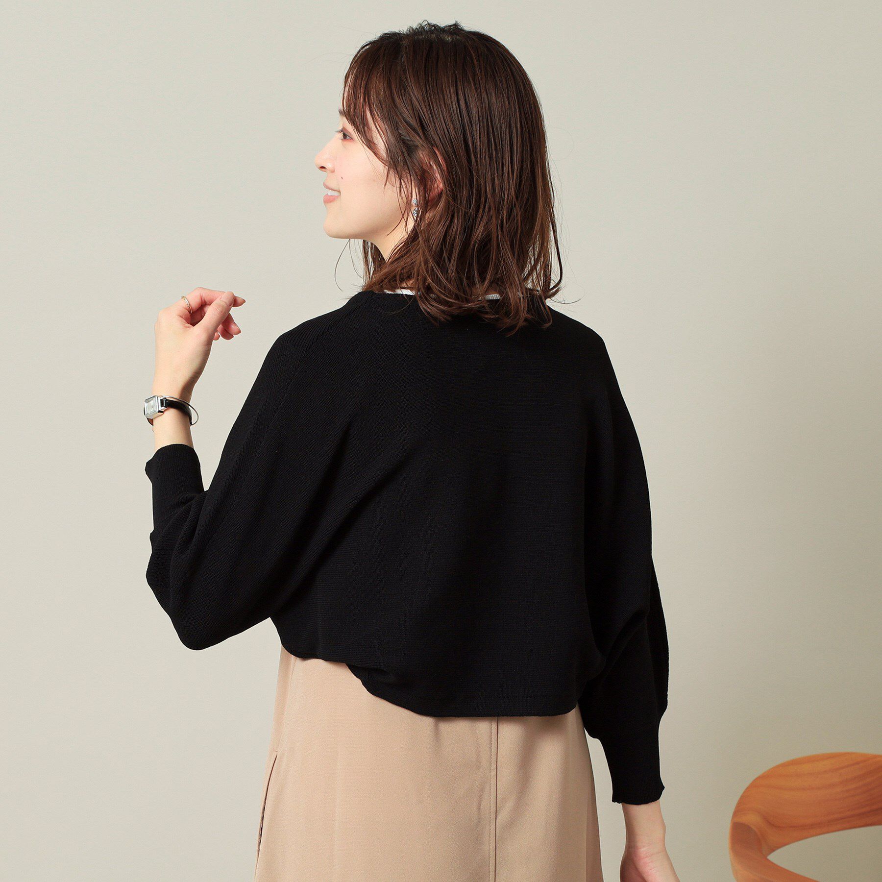 ITS&rsquo;DEMO「【UVケア／アンチピリング／手洗い可】ニットボレロ」|カーディガン|