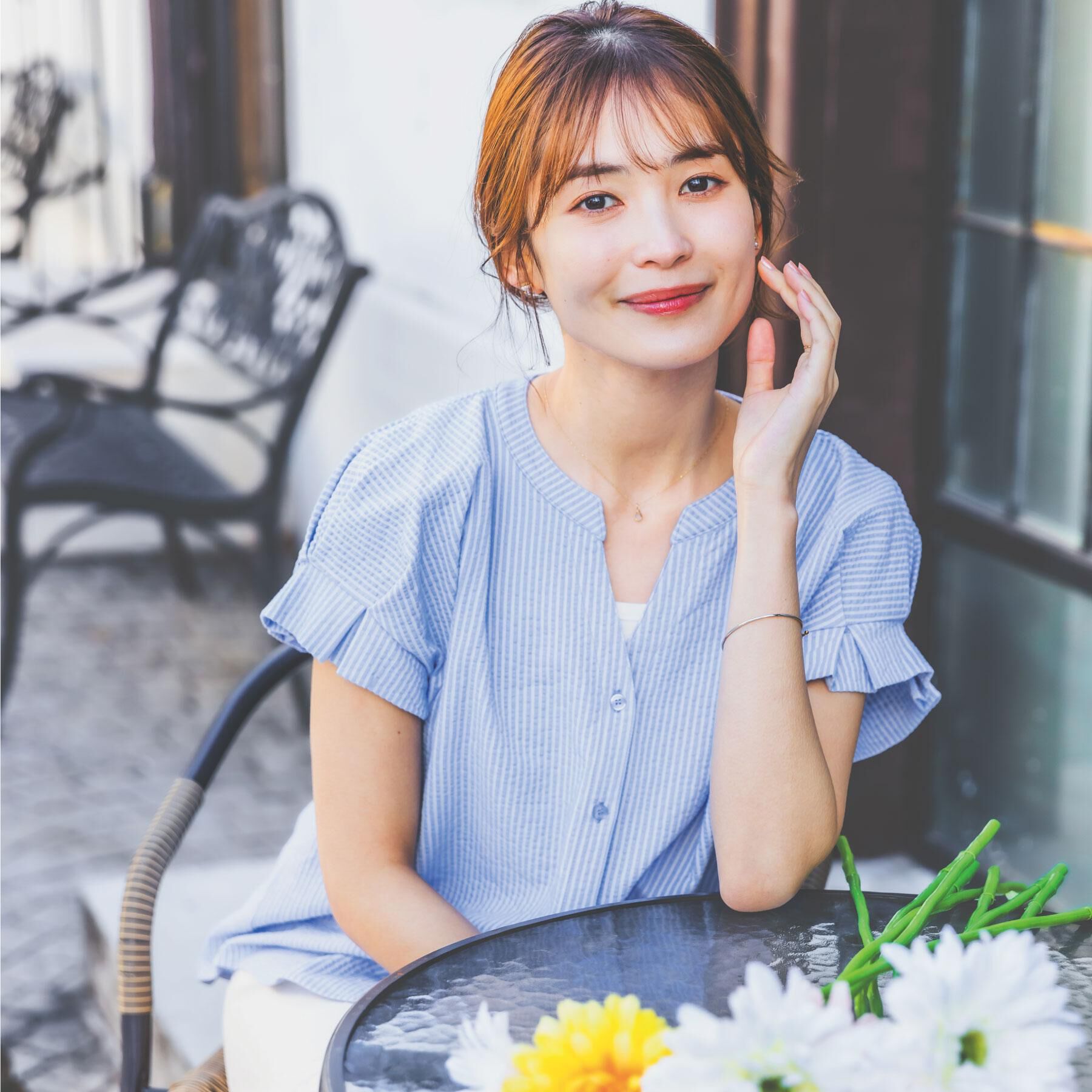 ITS&rsquo;DEMO「【洗濯機OK／洗濯後しわになりにくい】カットサッカー袖タックプルオーバー」|シャツ・ブラウス|