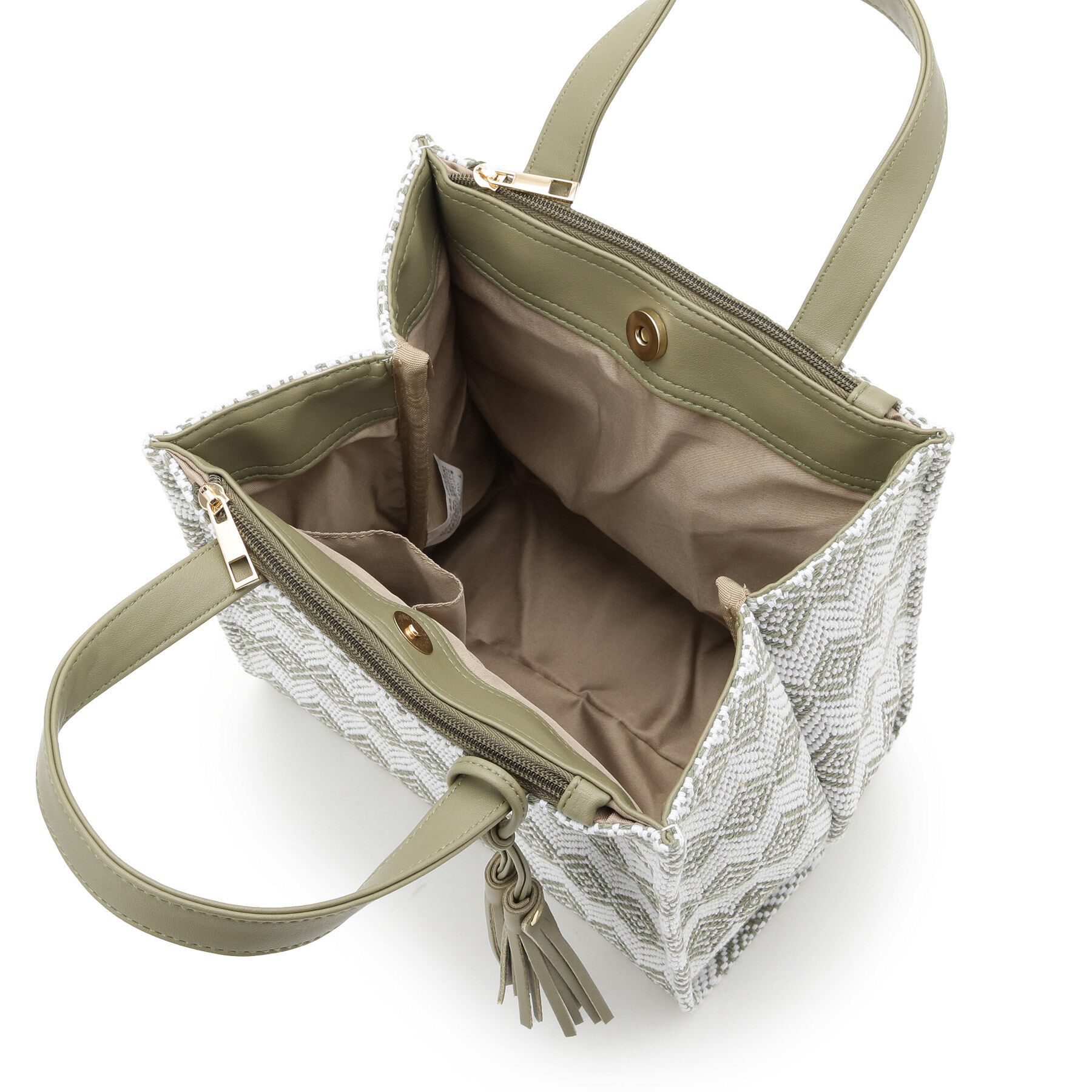 ITS&rsquo;DEMO「タッセル付きミニトート」|ハンドバッグ|