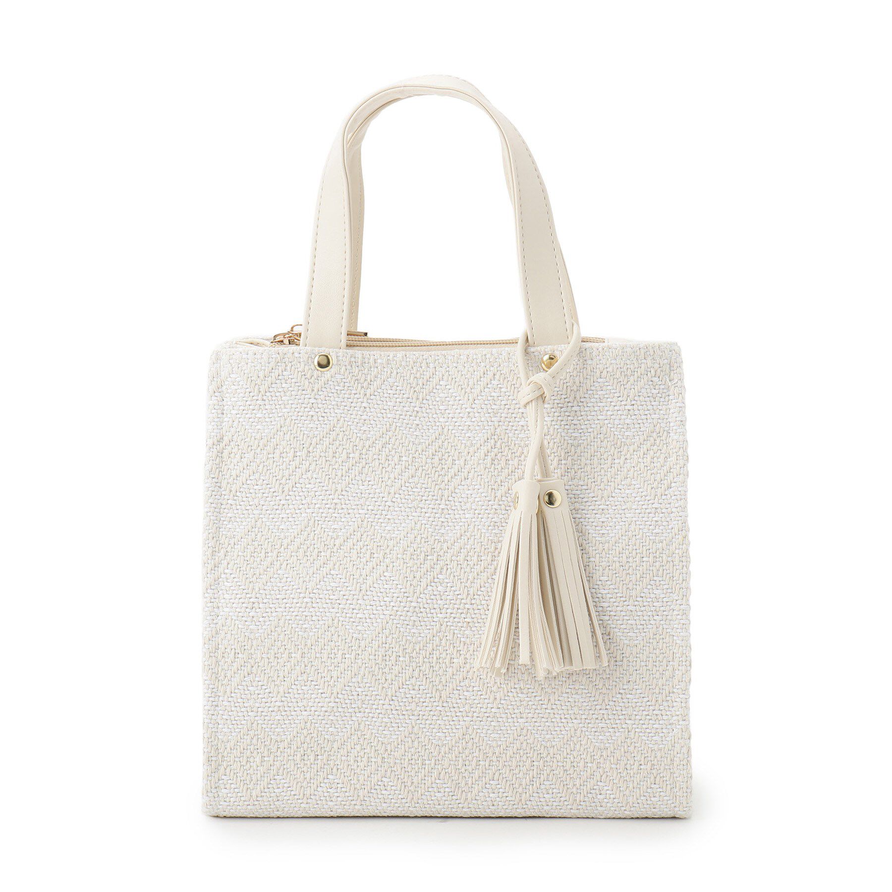 ITS&rsquo;DEMO「タッセル付きミニトート」|ハンドバッグ|