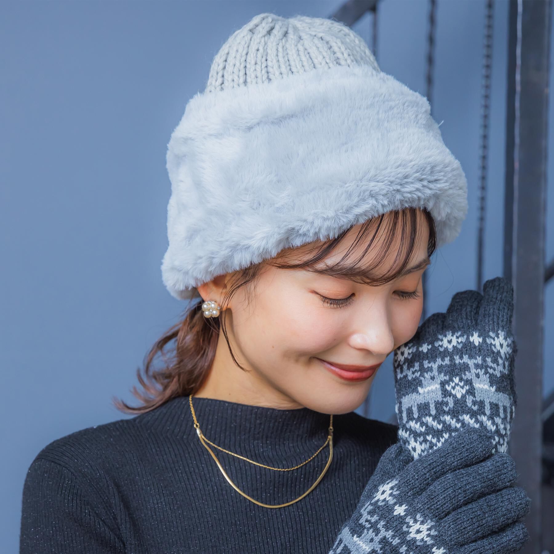 ITS&rsquo;DEMO「ファートーク風ニットワッチ」|ニット帽|