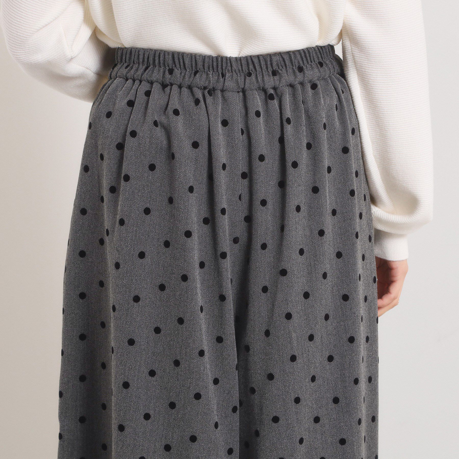 ITS&rsquo;DEMO「【手洗い可／ウエストゴム】ヘリンボーンスカンツ」|その他|