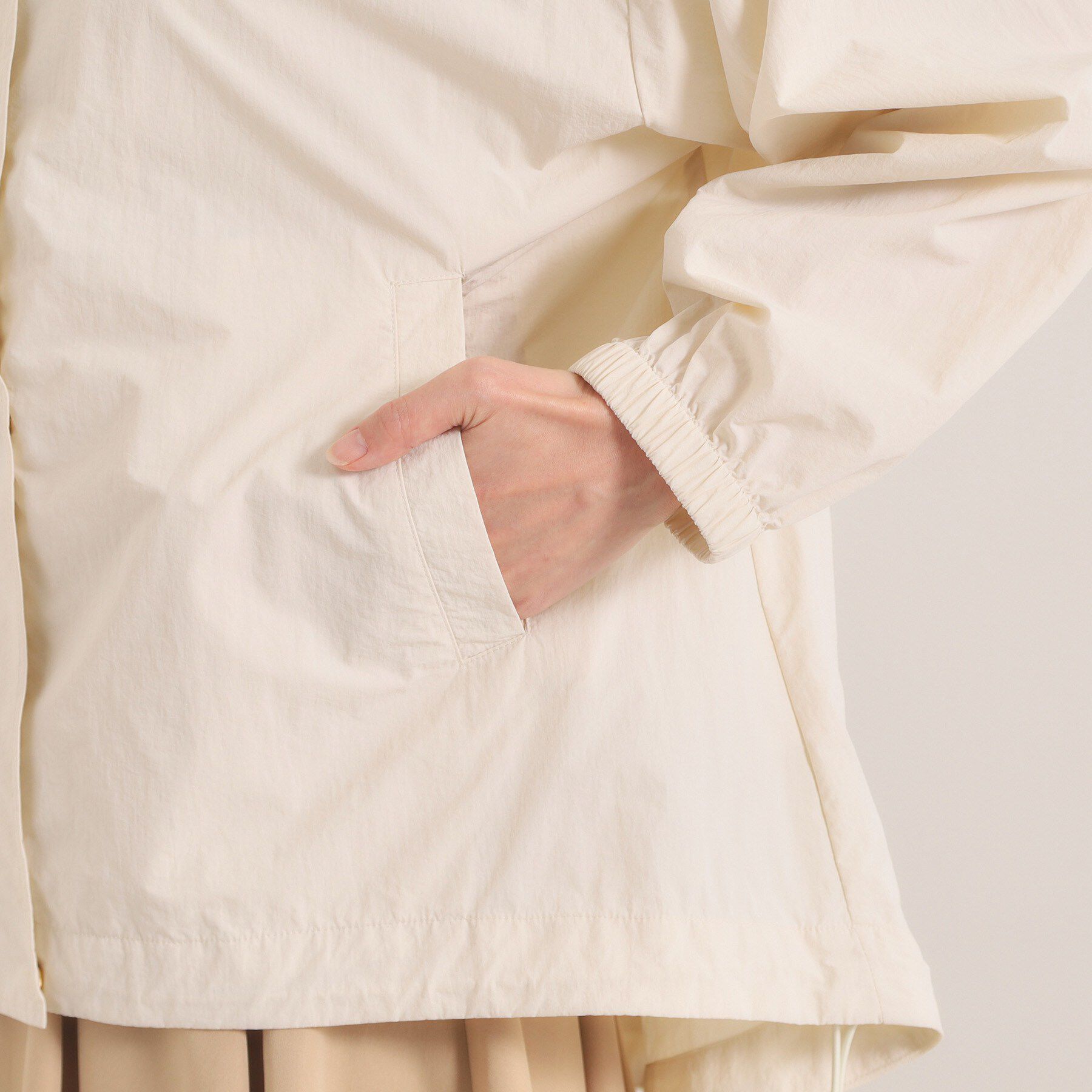 ITS&rsquo;DEMO「【手洗い可／シルエット調整可】ナイロンマンパ」|ブルゾン・スタジャン|