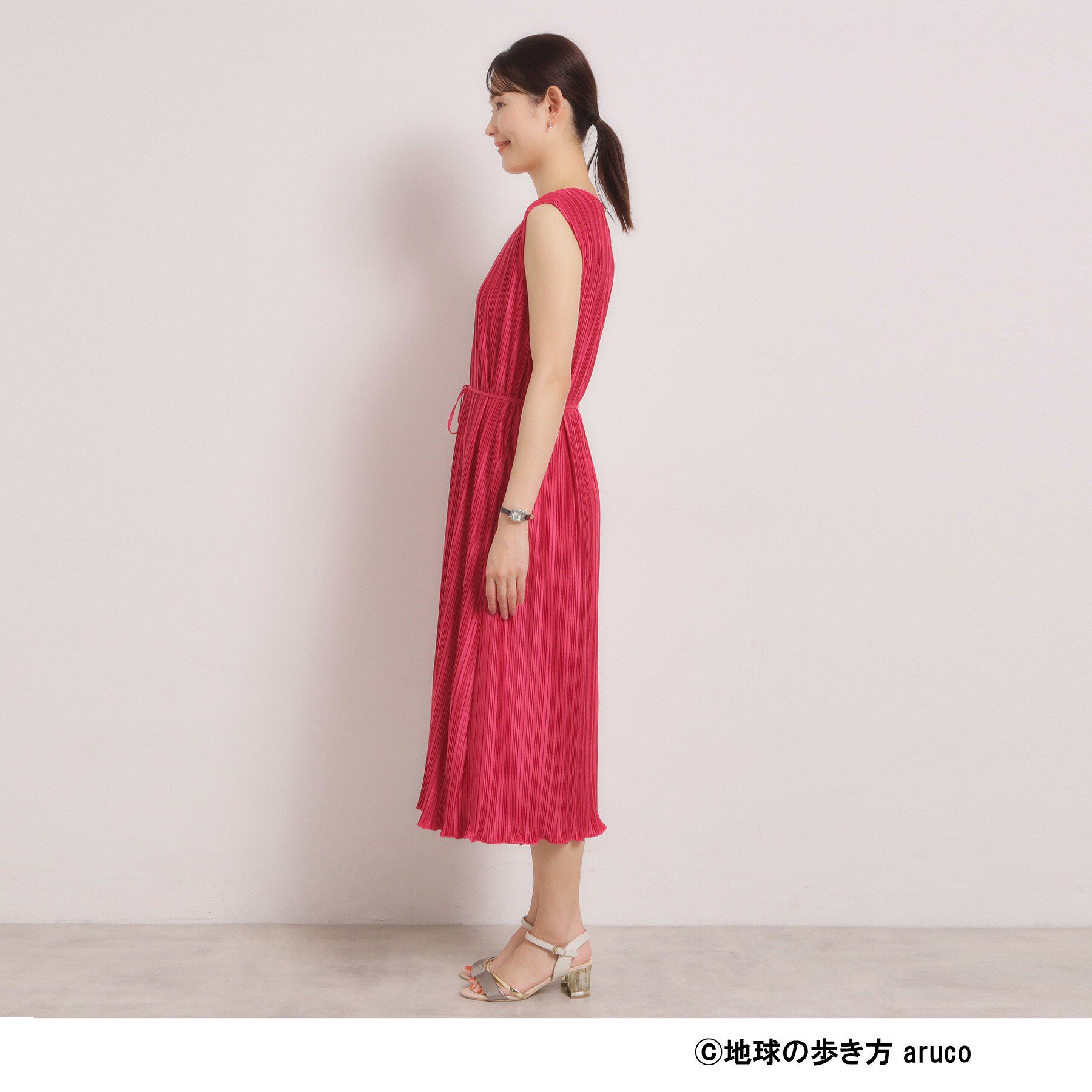 ITS&rsquo;DEMO「【aruco&times;ITS&rsquo;DEMO】プリーツワンピース」|ワンピース|