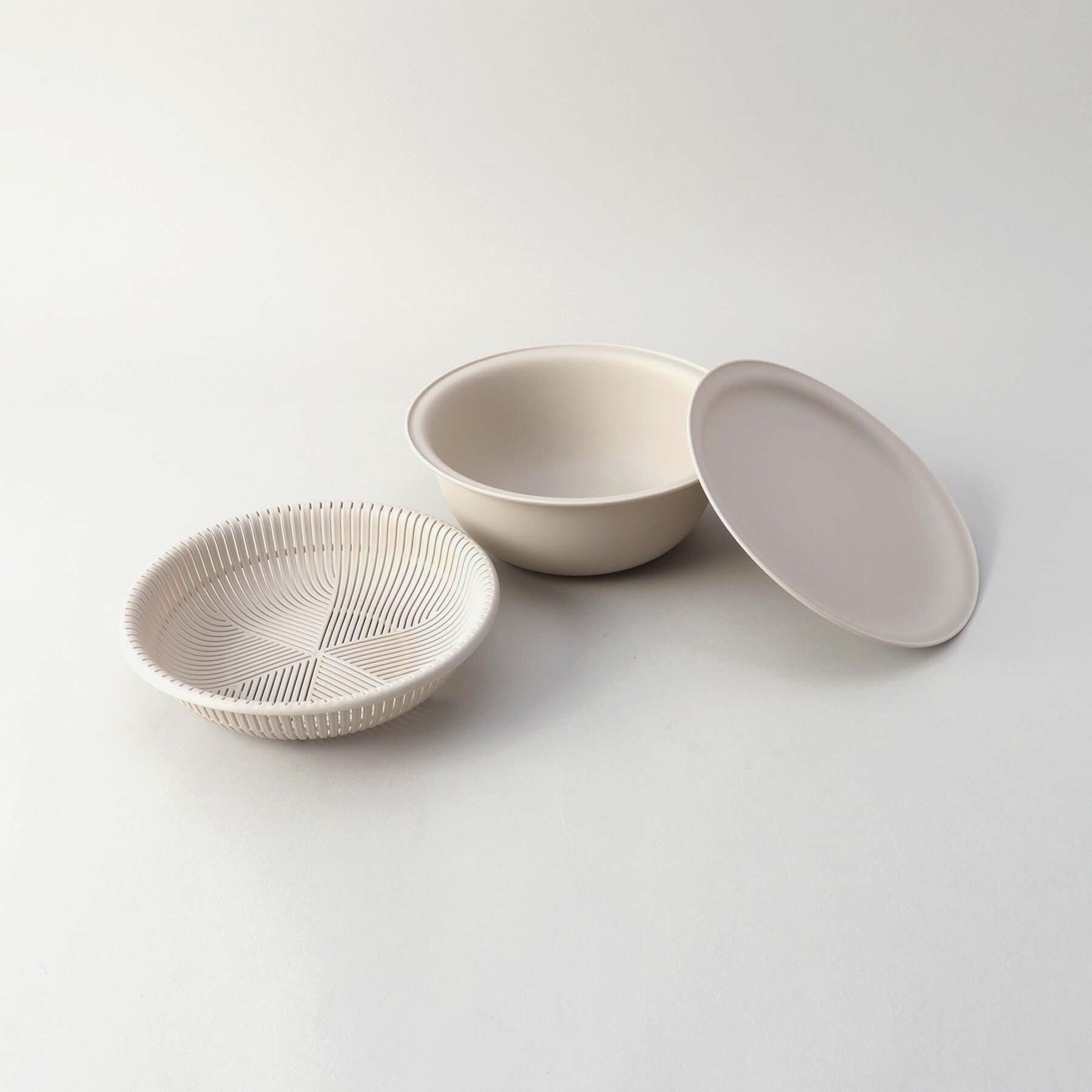 212 KITCHEN STORE「きほんの道具 ザルボウル21cm GY ＜marna マーナ＞」|食器・キッチングッズ|