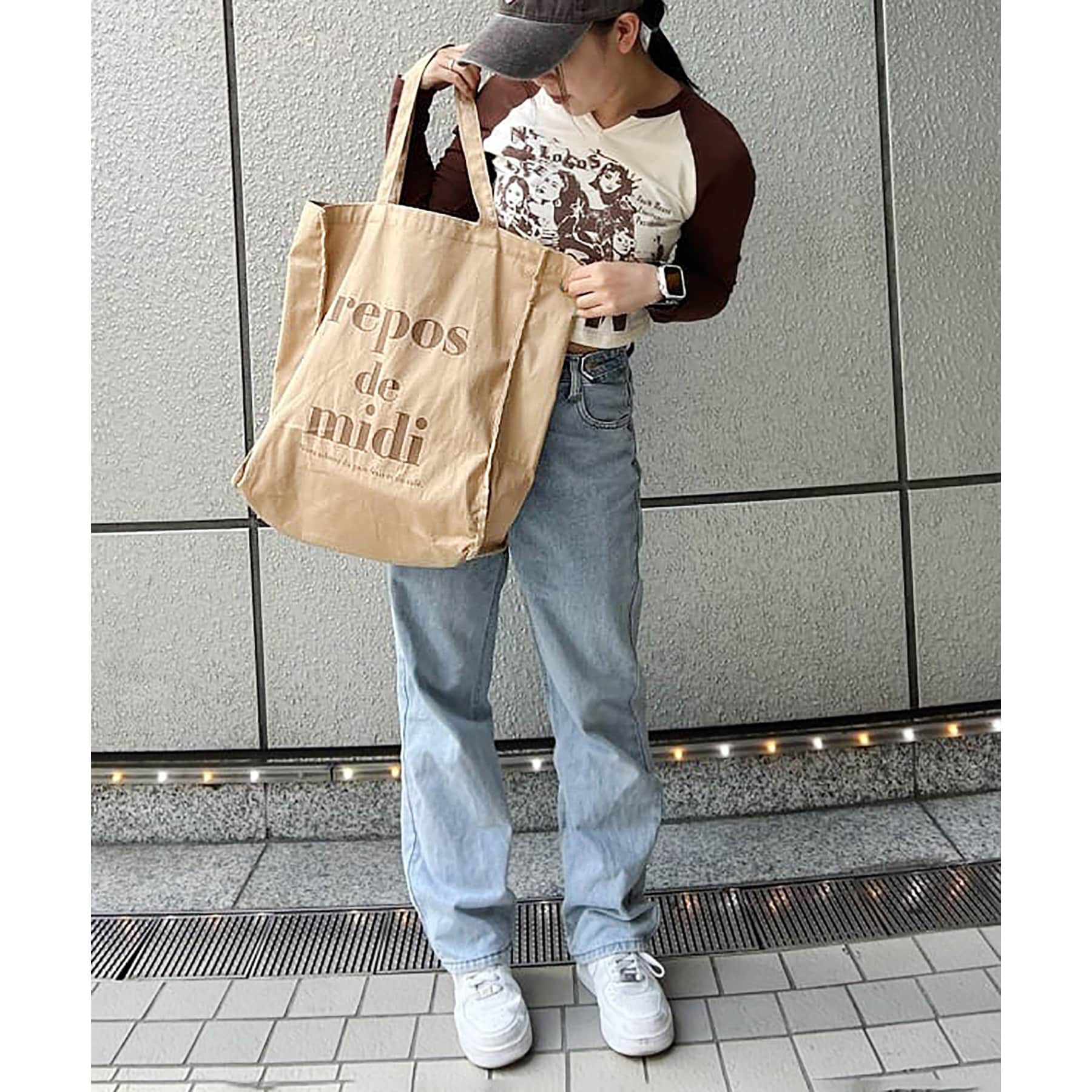 Ober Tashe「【新学期・新生活】ロゴ帆布トート」|トートバッグ|