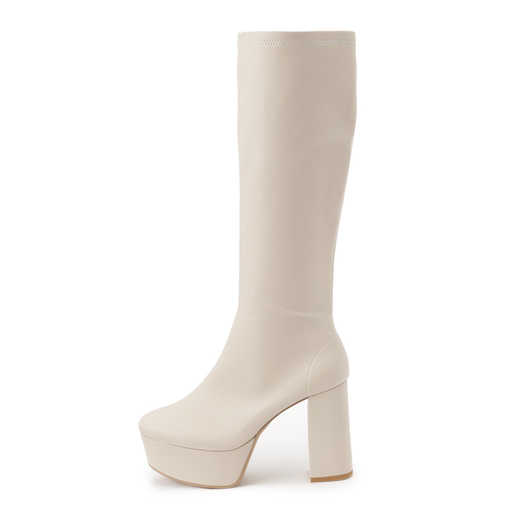 ESPERANZA「【ラク盛り／ロングブーツ】リピーター続出／脚長美脚　厚底ロングブーツ」|ショートブーツ|