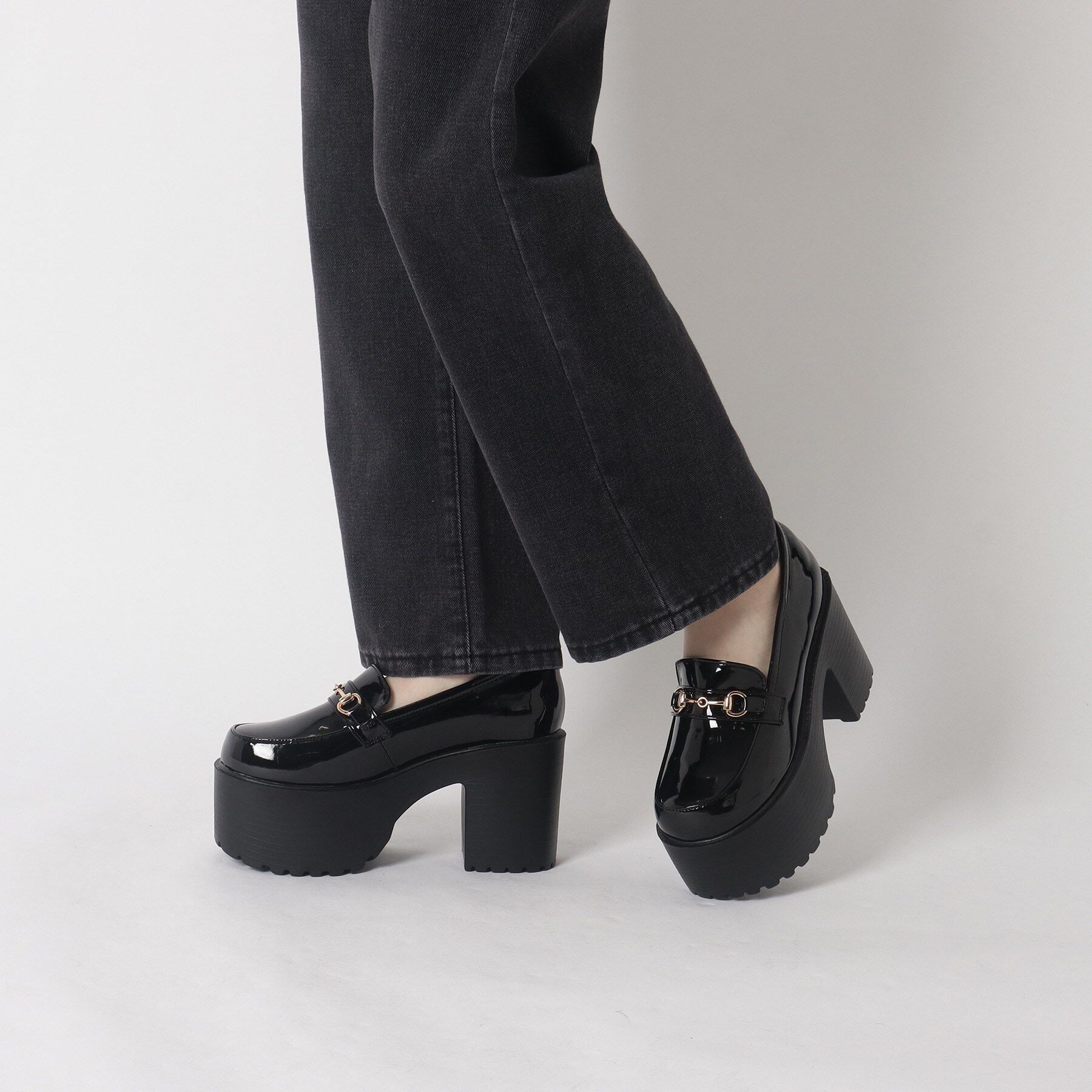 csT&P「厚底ビット付きローファーパンプス」|パンプス|