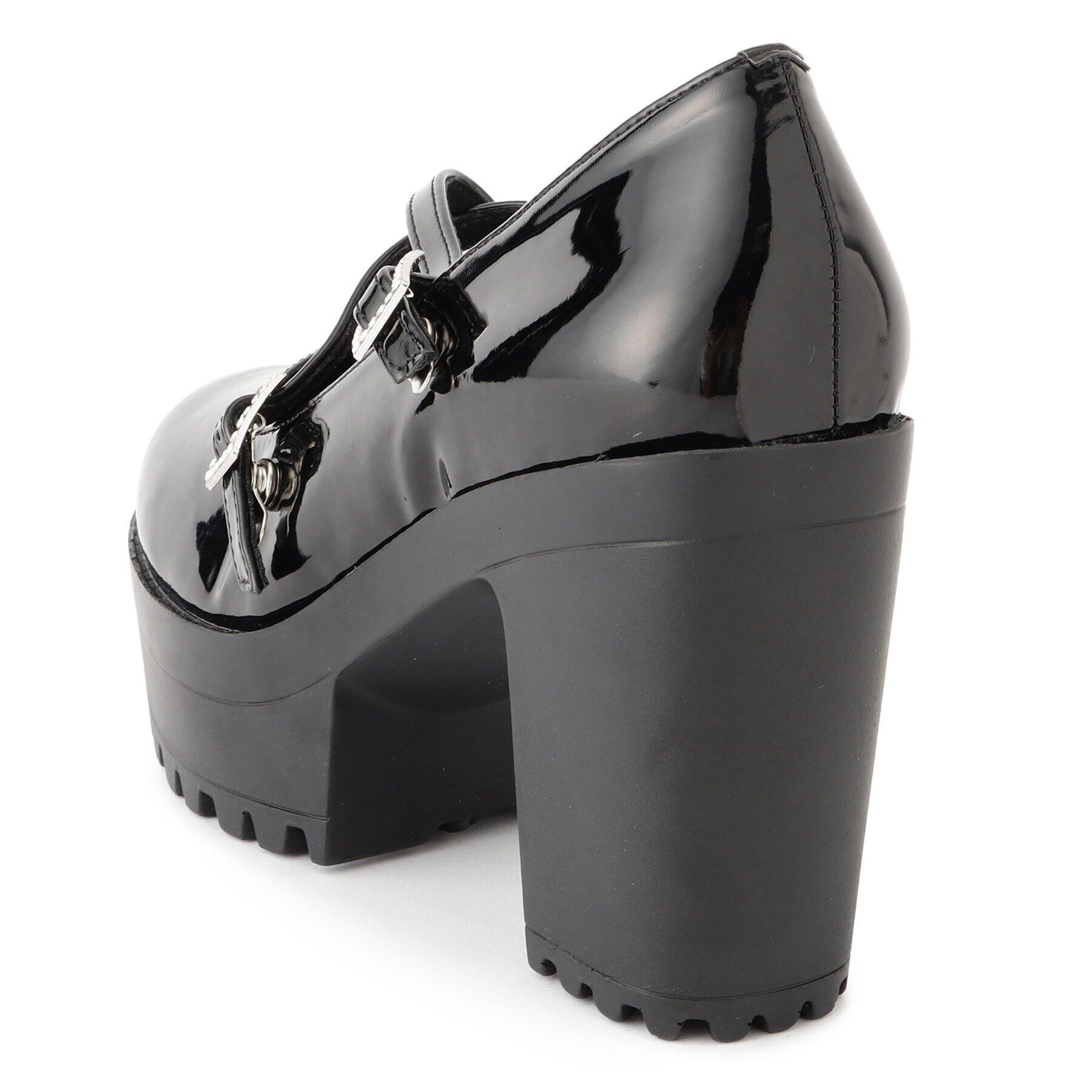 csT&P「厚底キラキラダブルストラップパンプス」|パンプス|