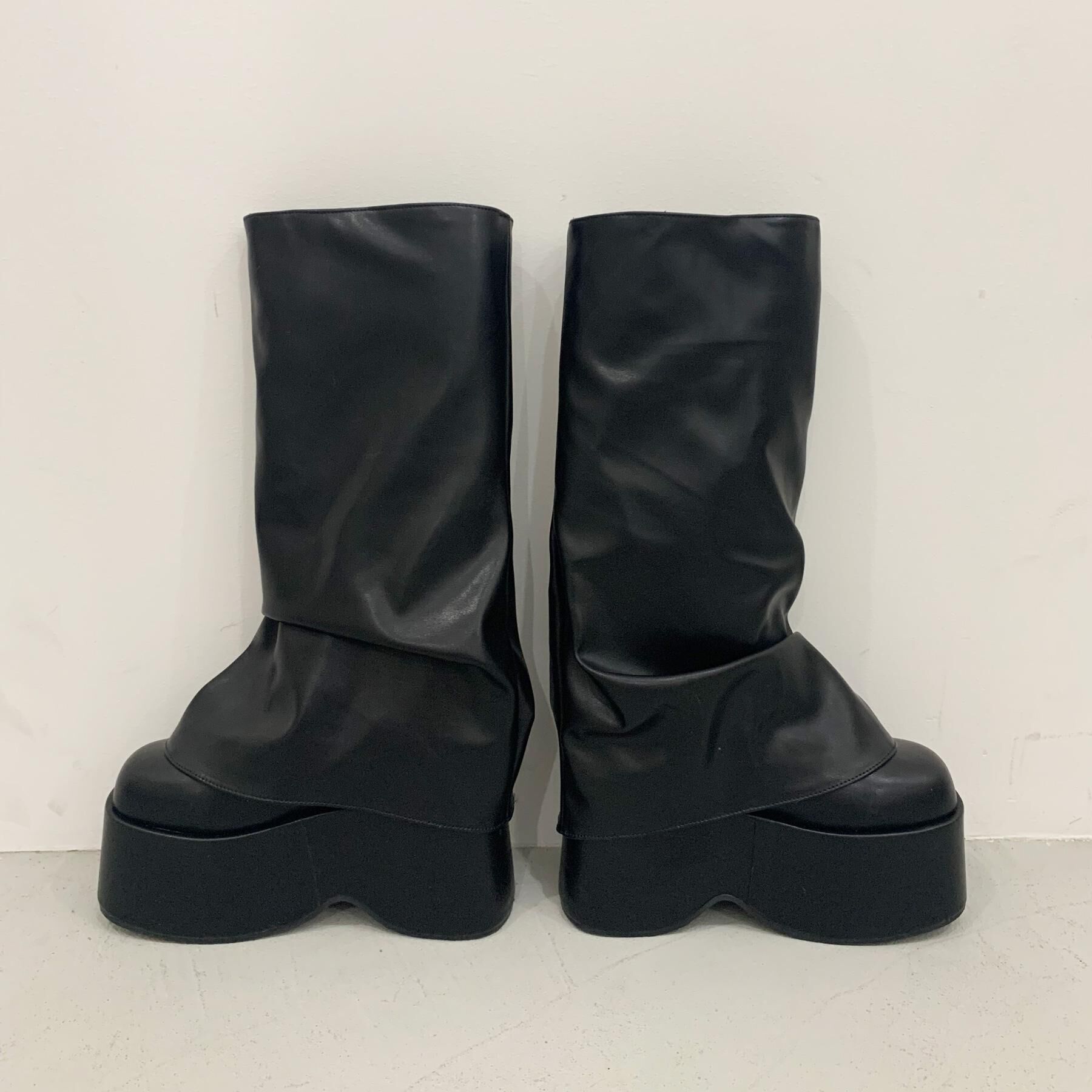 csT&P「厚底ブーツカバーロングブーツ」|ショートブーツ|