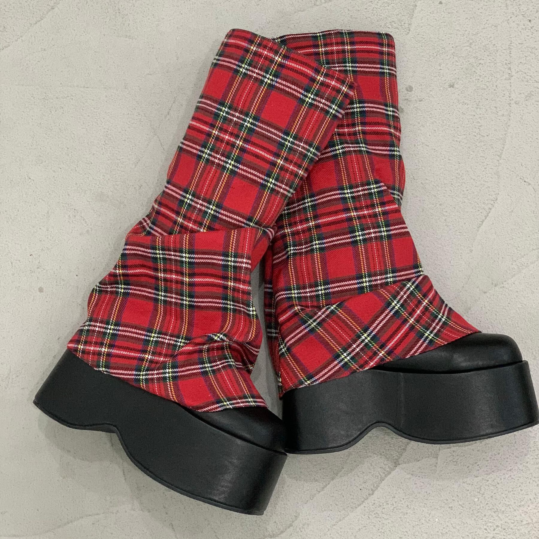 csT&P「厚底ブーツカバーロングブーツ」|ショートブーツ|