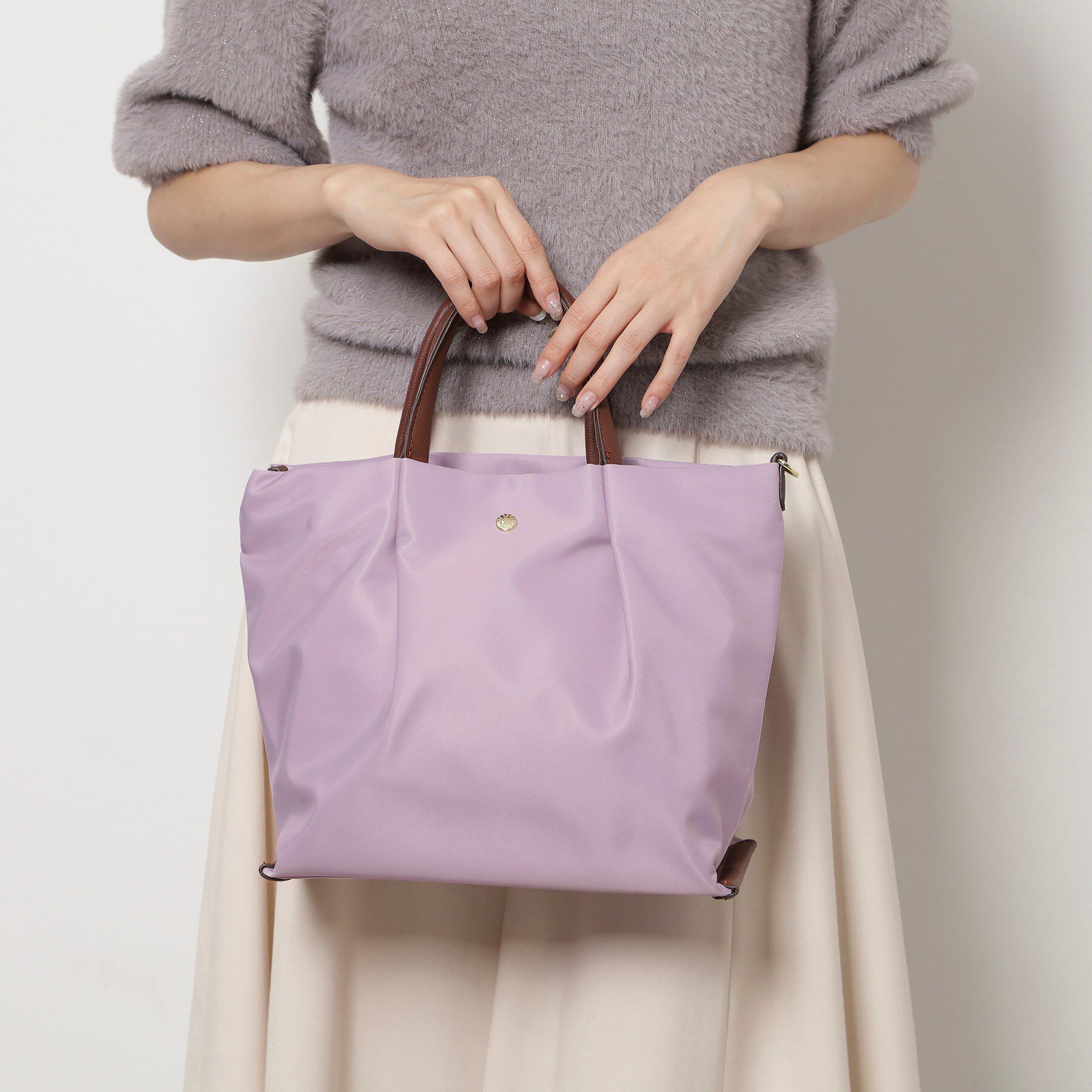 ESPERANZA「肩楽 2WAYショルダーギャザーバッグ」|ショルダー・メッセンジャー|