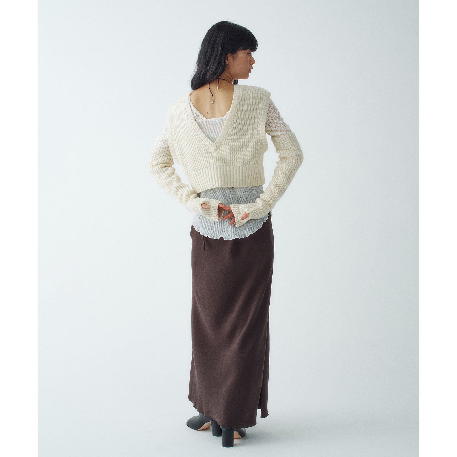 CODE A「dual form vest knit」|ニット・セーター|