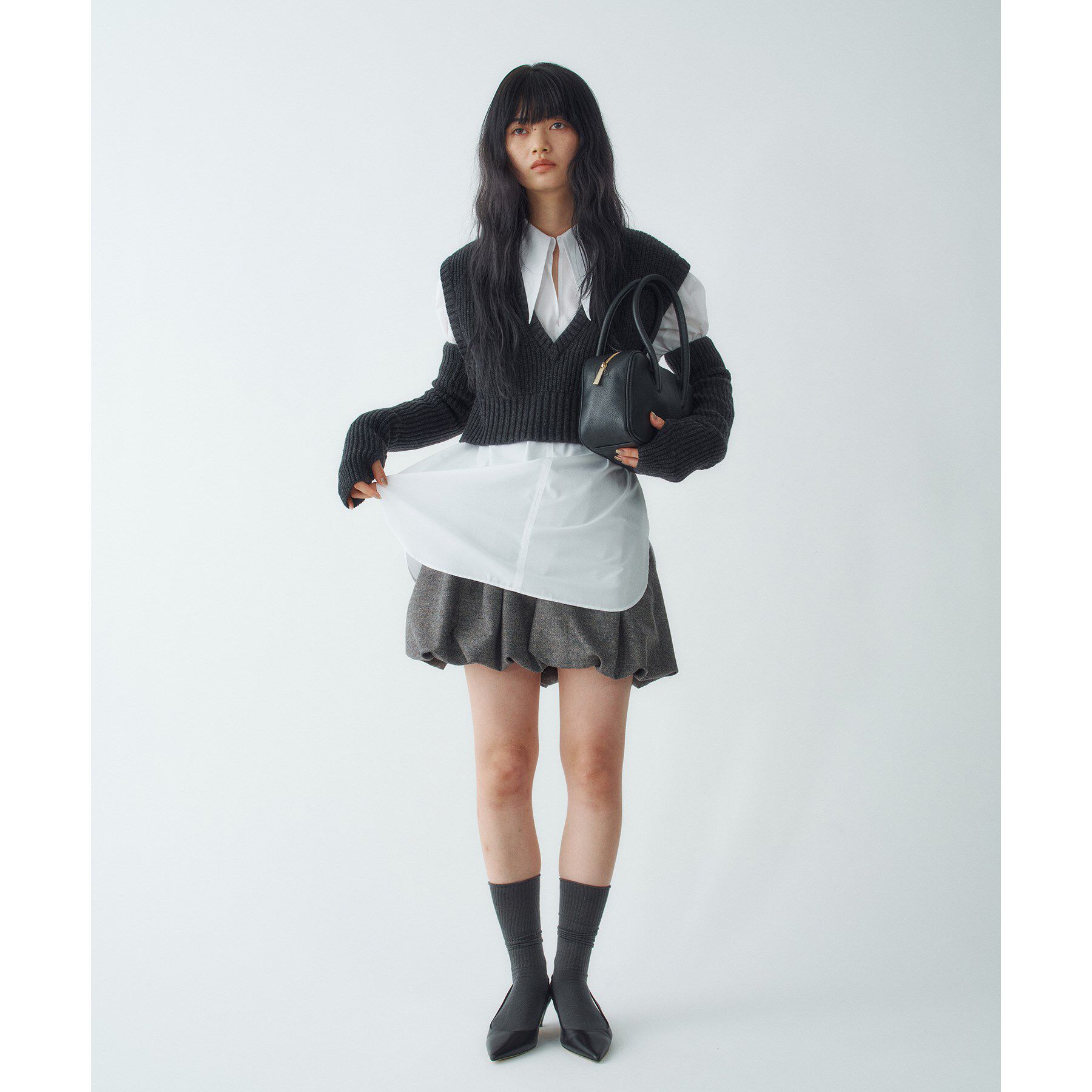 CODE A「dual form vest knit」|ニット・セーター|