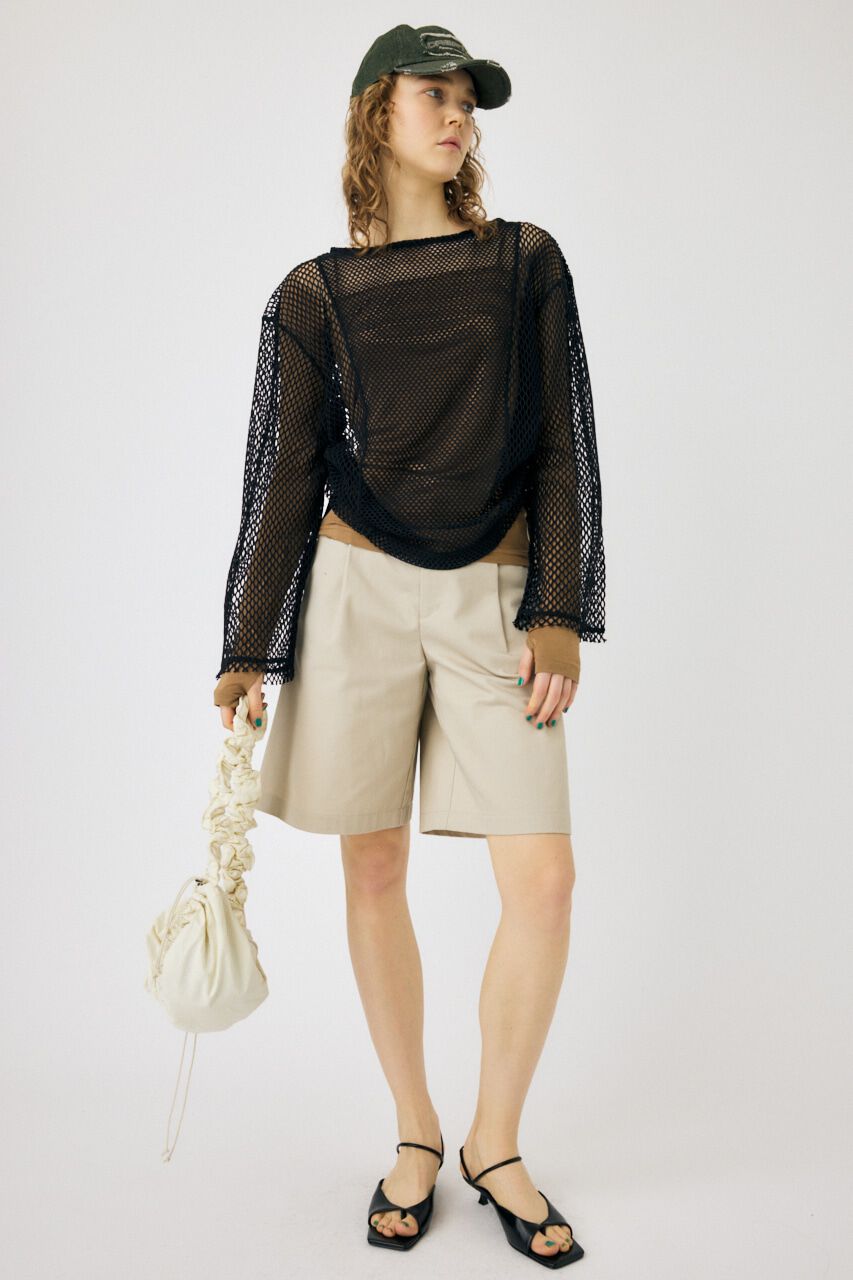 MOUSSY「MESH LS Tシャツ」|Tシャツ・カットソー|