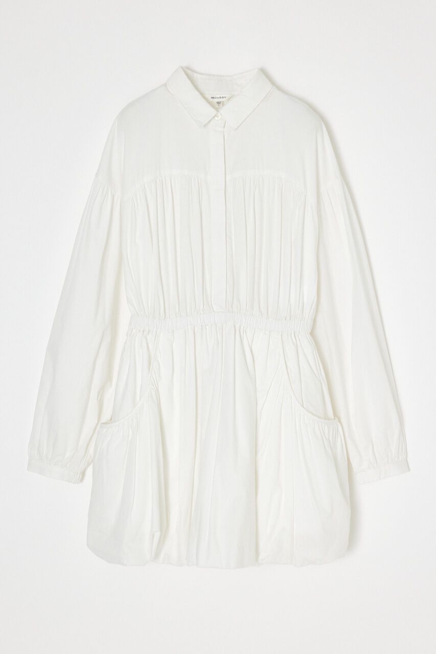 MOUSSY「BALLOON SHIRT ドレス」|ワンピース|