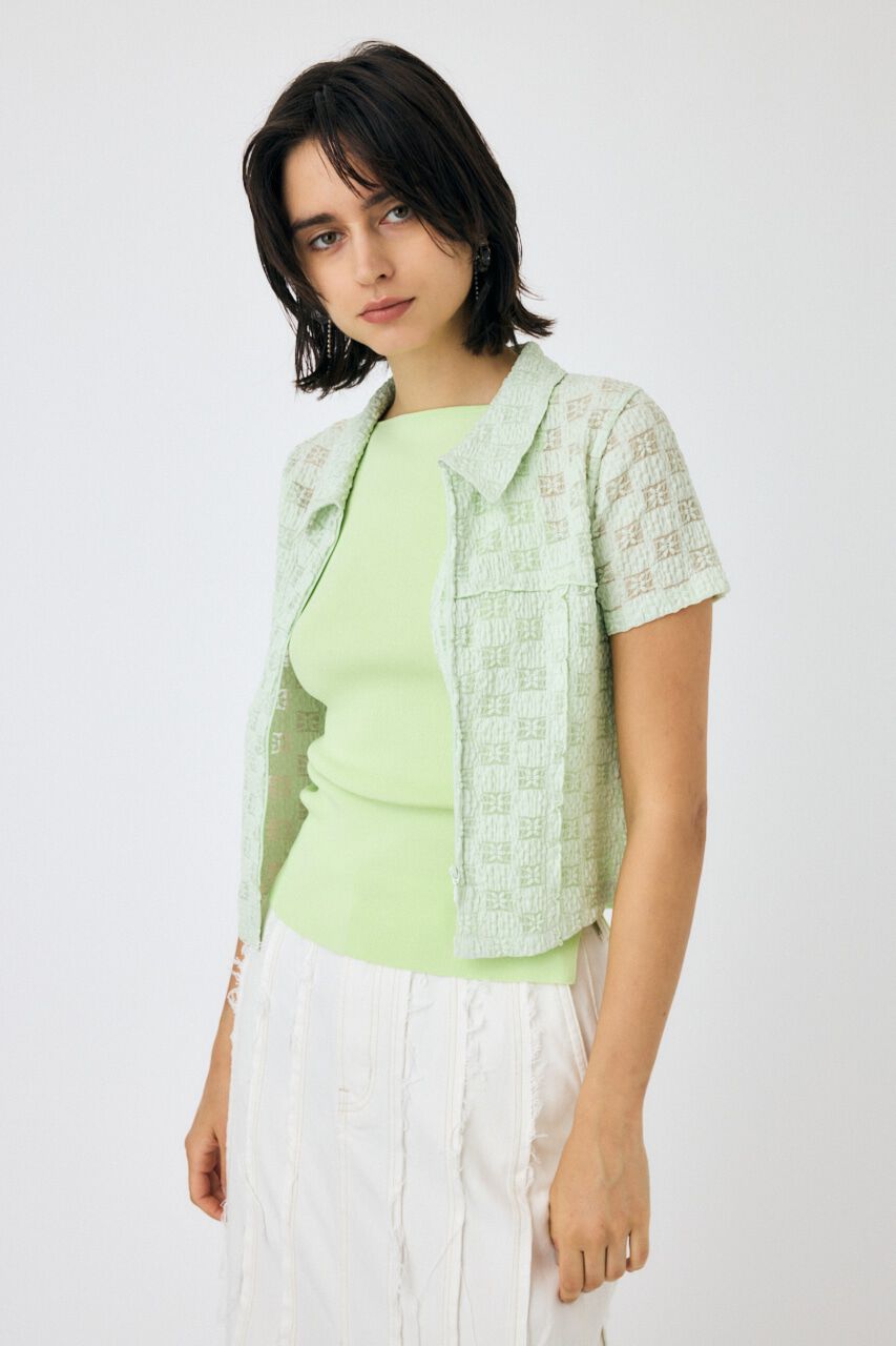 MOUSSY「LACY SWITCHING トップス」|Tシャツ・カットソー|