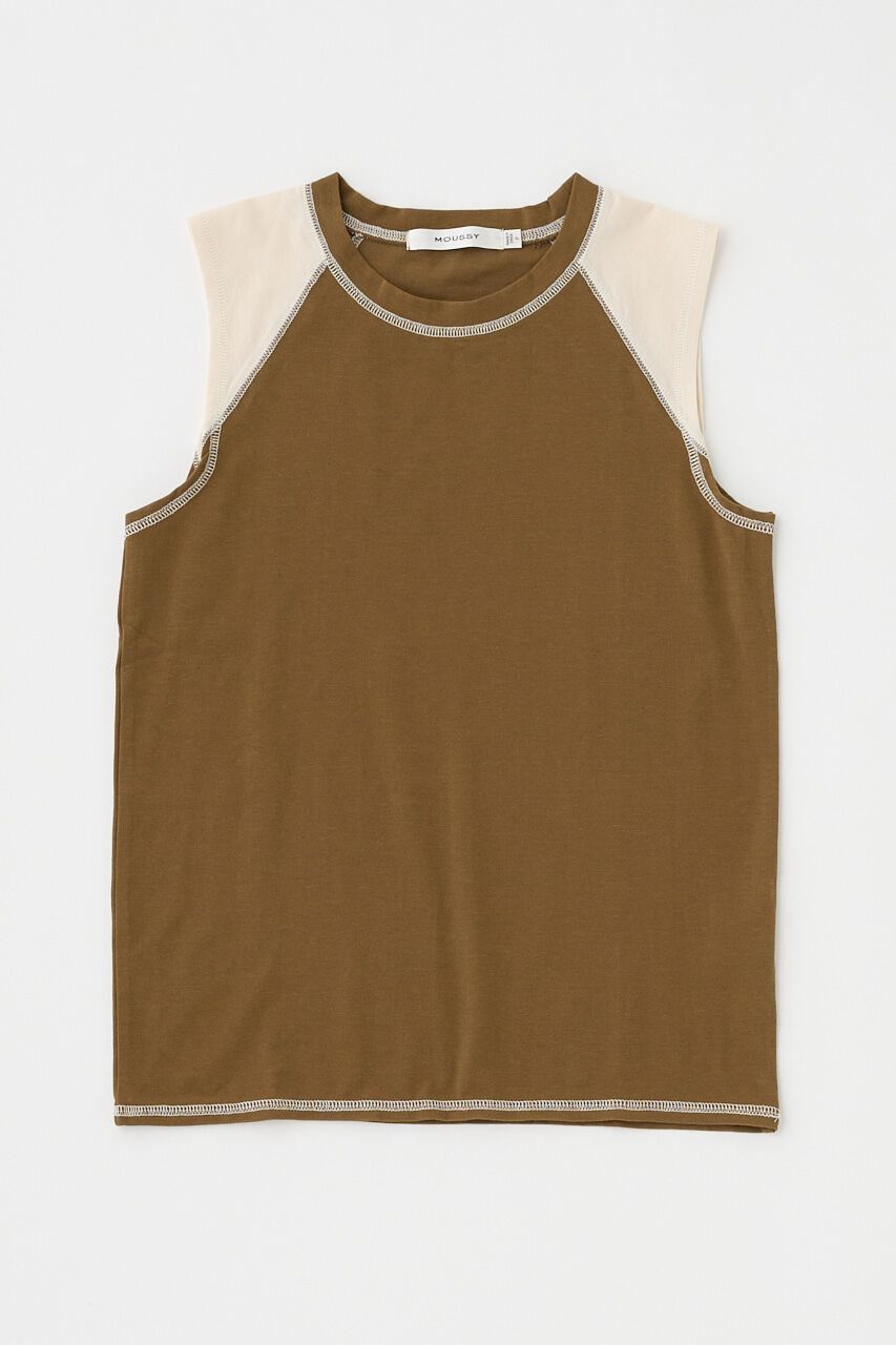 MOUSSY「SLEEVELESS RAGLAN Tシャツ」|その他|