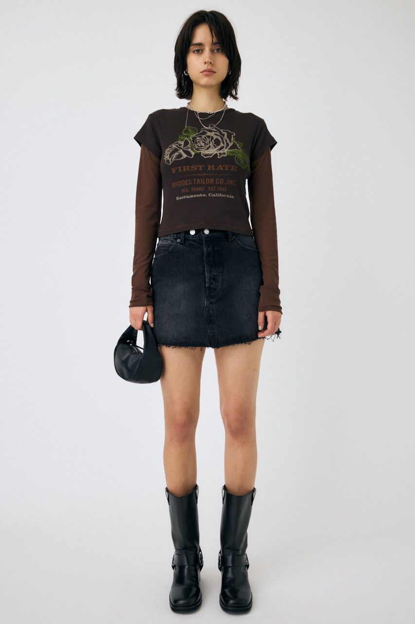 MOUSSY「VINTAGE LABEL Tシャツ」|Tシャツ・カットソー|