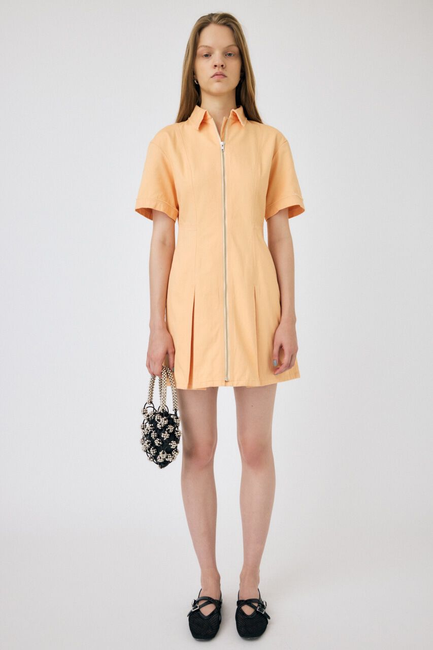 MOUSSY「STITCH WORK FIT ミニドレス」|ワンピース|