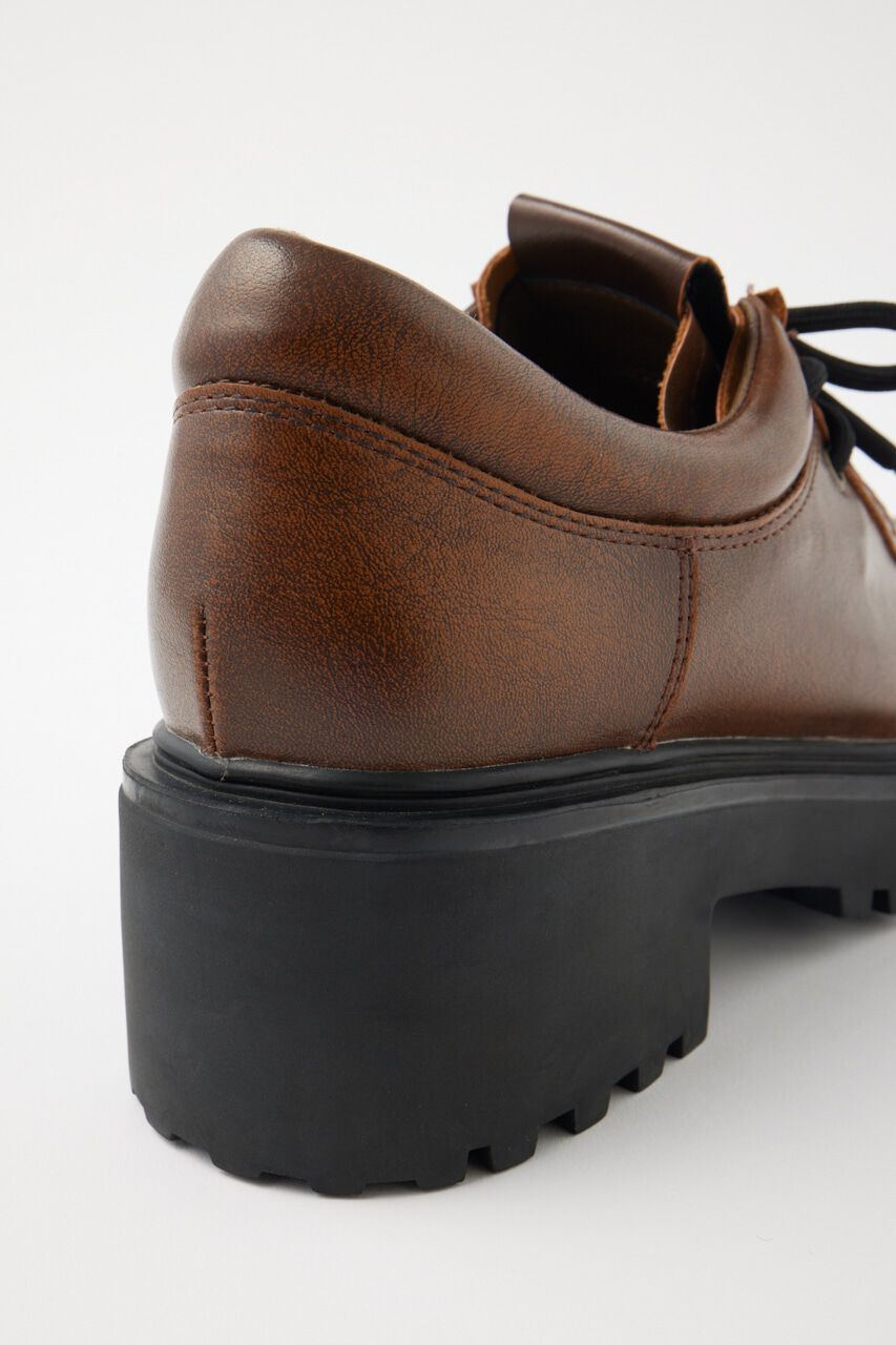 MOUSSY「CHUNK SOLE レースアップシューズ」|ローファー|