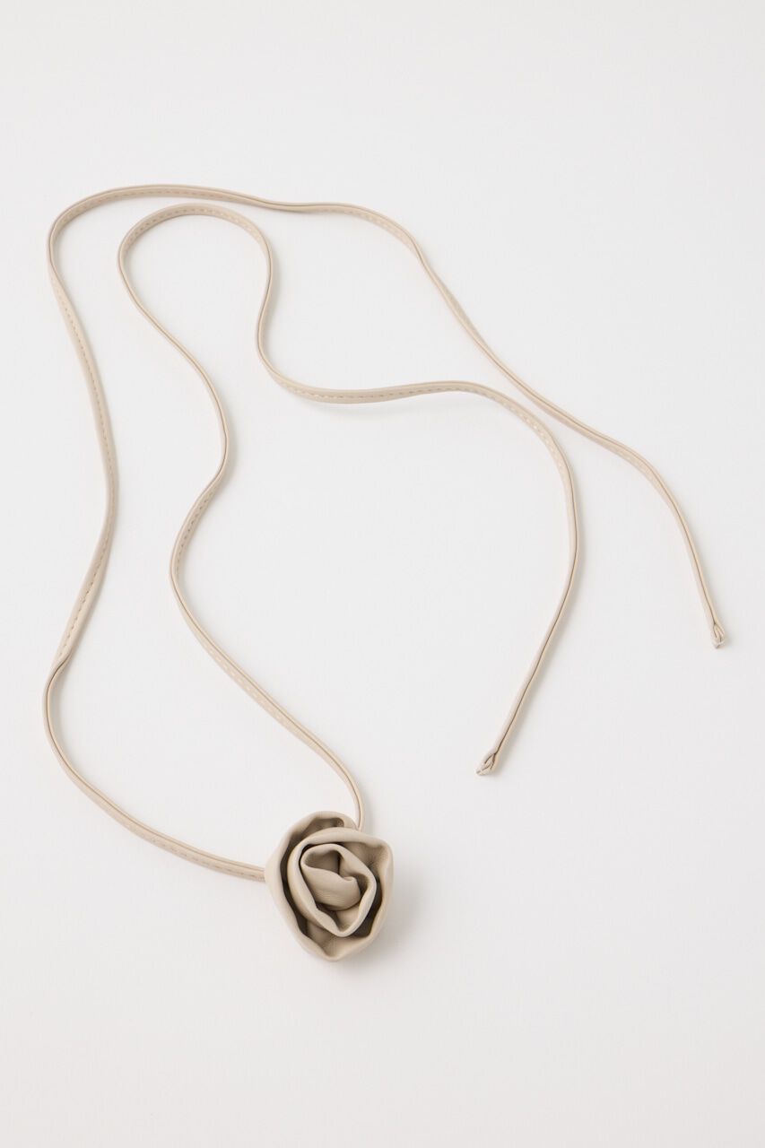 MOUSSY「ROSE CORSAGE リボン」|ネックレス|