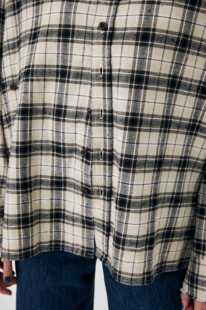 MOUSSY「BORROWED PLAID シャツ」|シャツ・ブラウス|