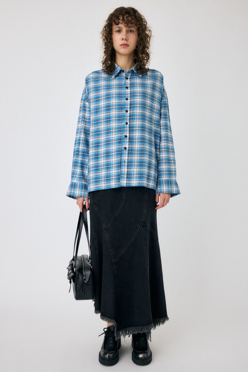 MOUSSY「BORROWED PLAID シャツ」|シャツ・ブラウス|