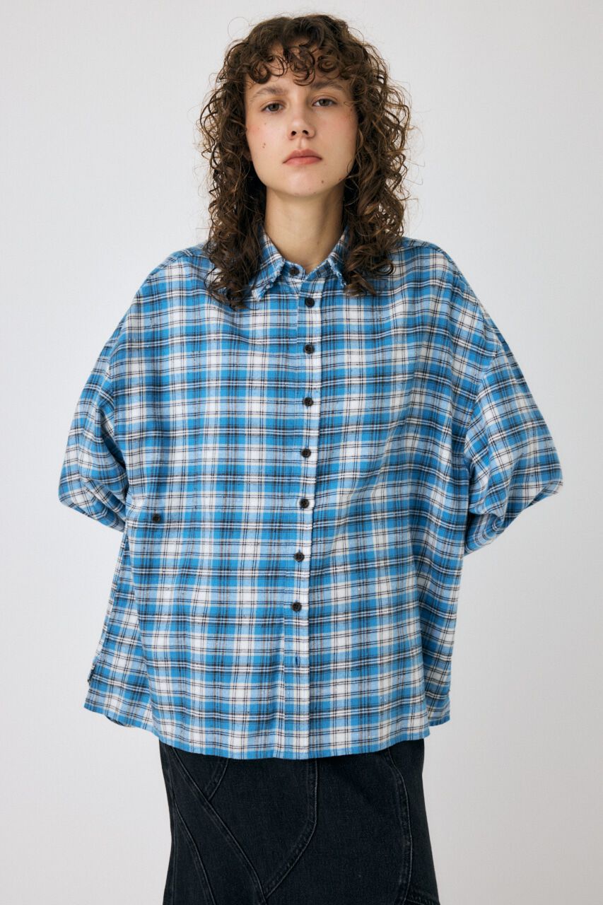 MOUSSY「BORROWED PLAID シャツ」|シャツ・ブラウス|