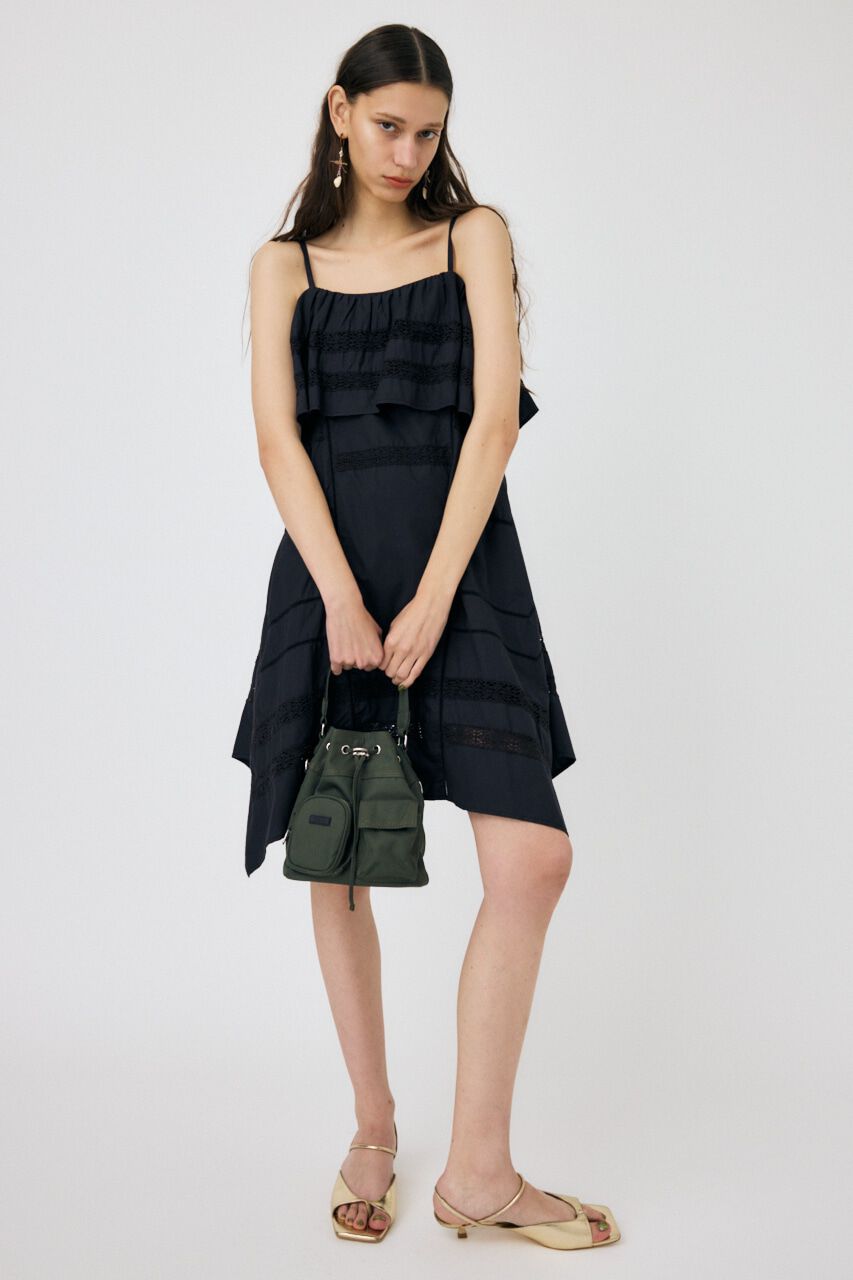 MOUSSY「RUFFLED MINI ドレス」|ワンピース|