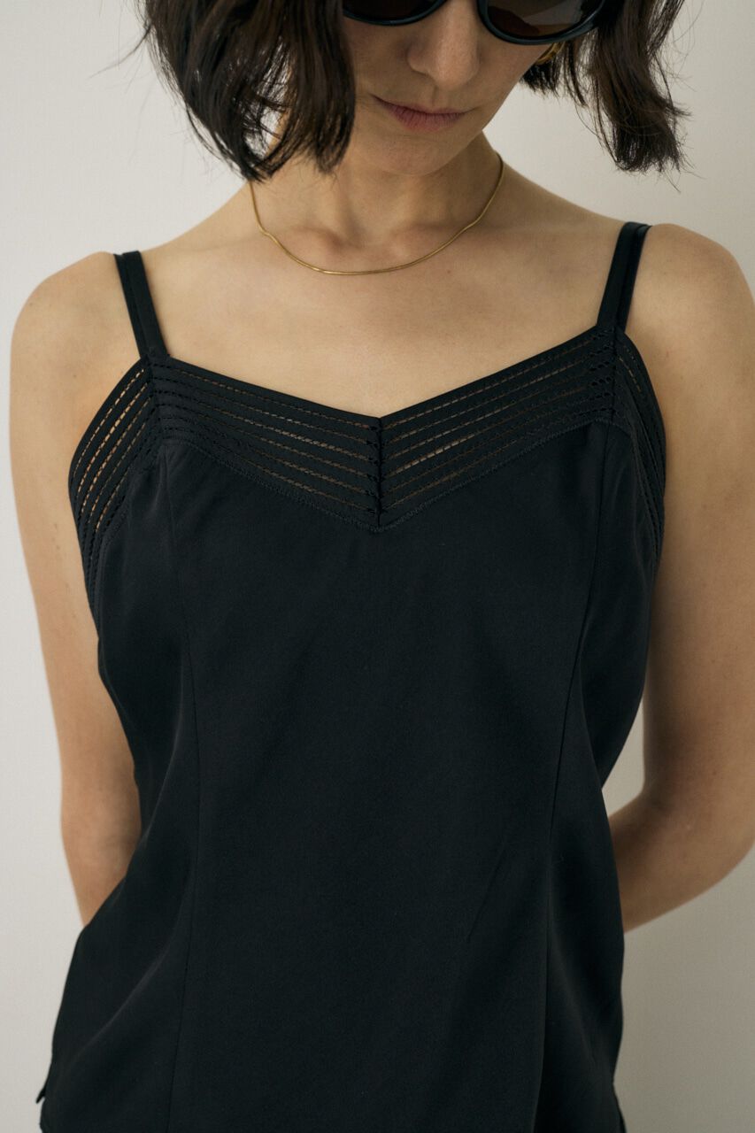 MOUSSY「サテンキャミソール　リサイクルポリエステル&times;レーヨン素材」|キャミソール|