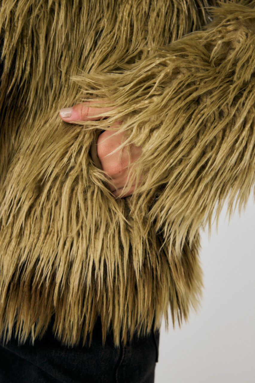 MOUSSY「MESSY FAUX ファーコート」|その他|