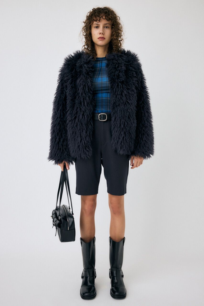 MOUSSY「MESSY FAUX ファーコート」|その他|