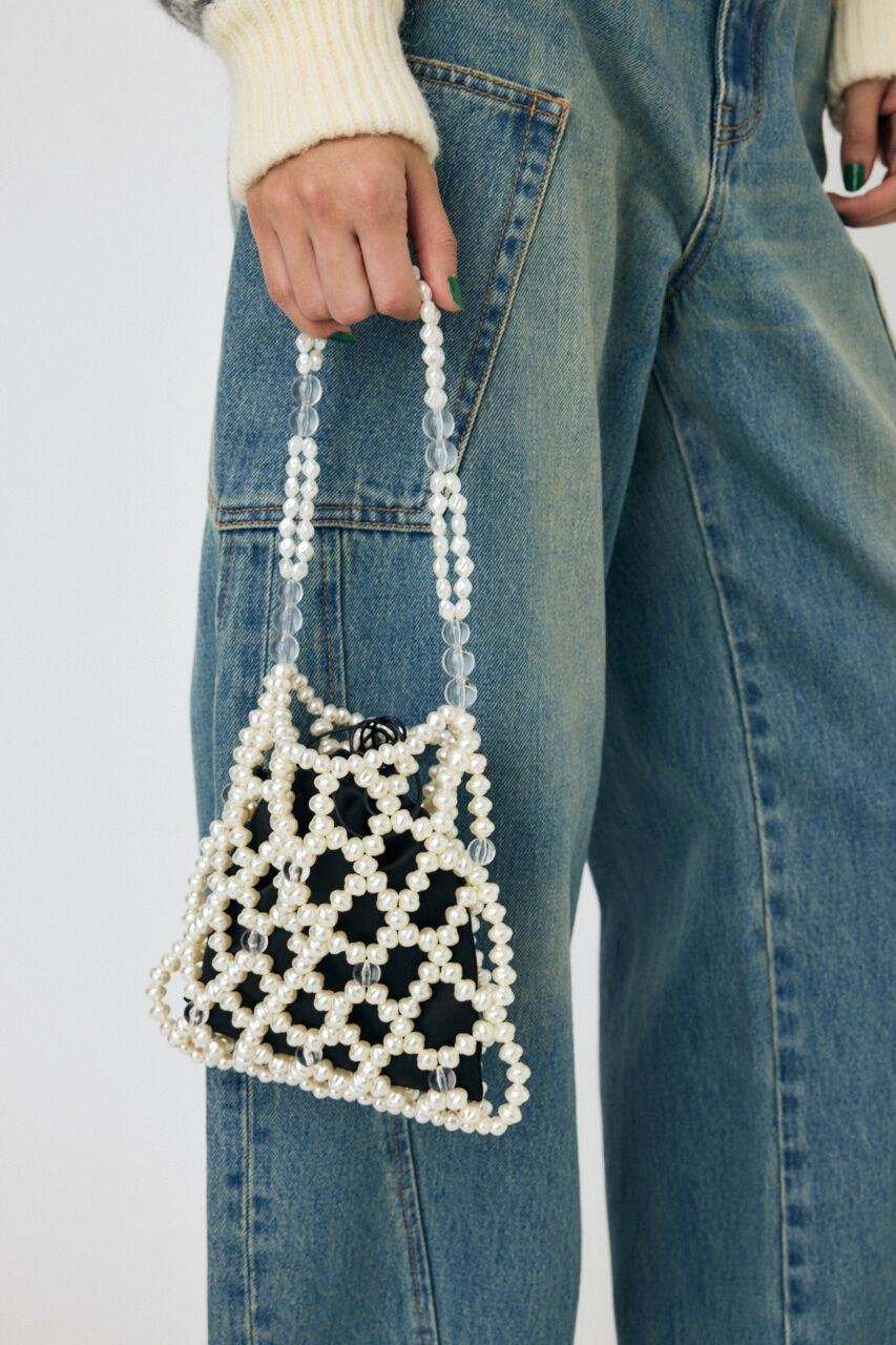 MOUSSY「MIX BEADS パールバッグ」|その他|
