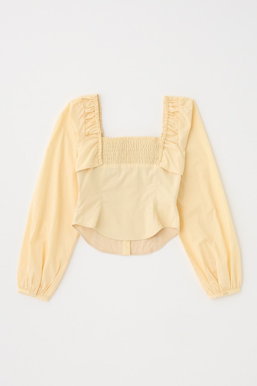 MOUSSY「PUFF SLEEVE CORSET FIT ブラウス」|シャツ・ブラウス|