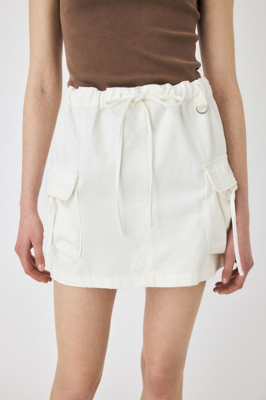 MOUSSY「UTILITY DENIM スカート」|スカート|WHT