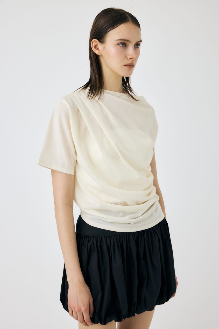 MOUSSY「ONE SHOULDER シアー TEE」|Tシャツ・カットソー|
