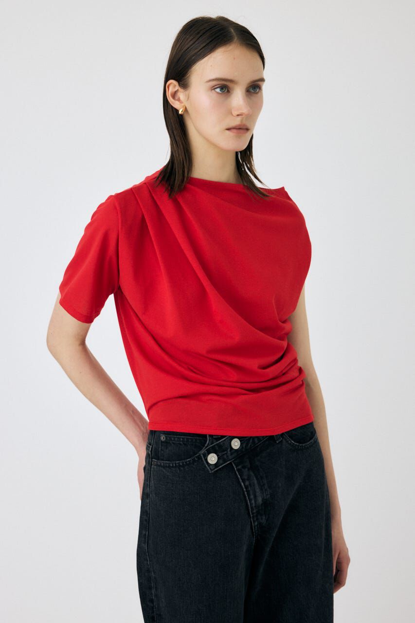 MOUSSY「ONE SHOULDER シアー TEE」|Tシャツ・カットソー|