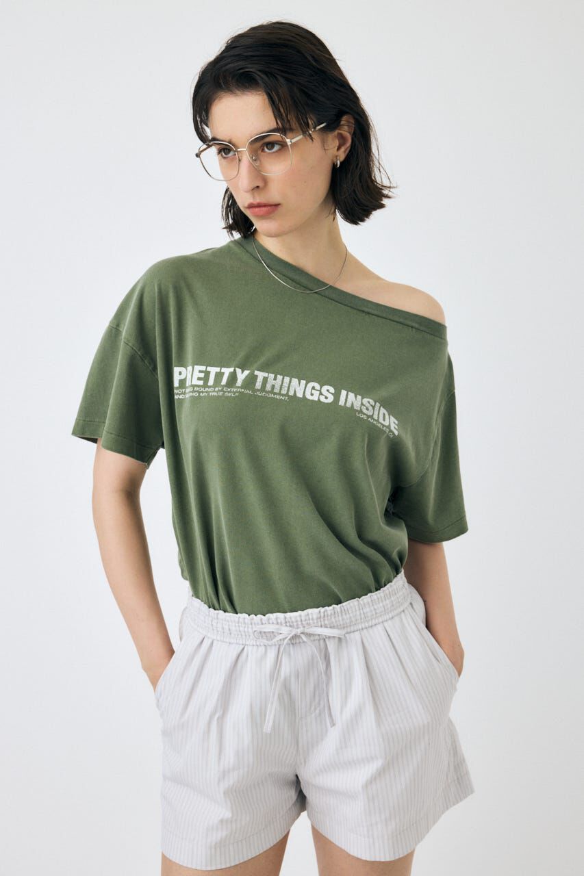 MOUSSY「ONE SHOULDER TEE」|Tシャツ・カットソー|KHA