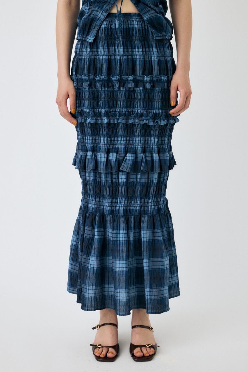 MOUSSY「SHIRRING LONG スカート」|スカート|