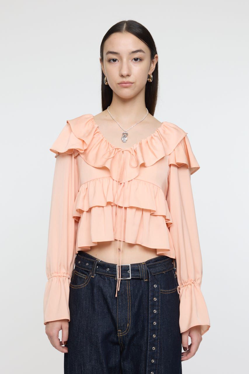 MOUSSY「PETAL ブラウス」|シャツ・ブラウス|