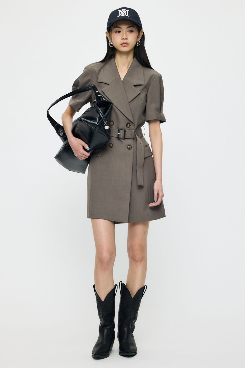 MOUSSY「TRENCH MINI ドレス」|ワンピース|