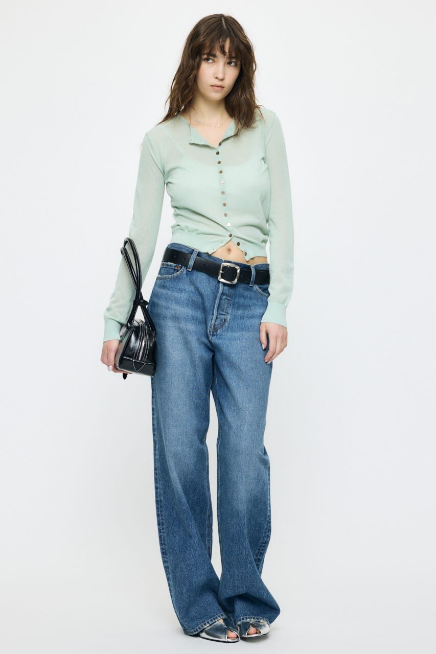 MOUSSY「LOW SLUNG ストレート」|デニム|